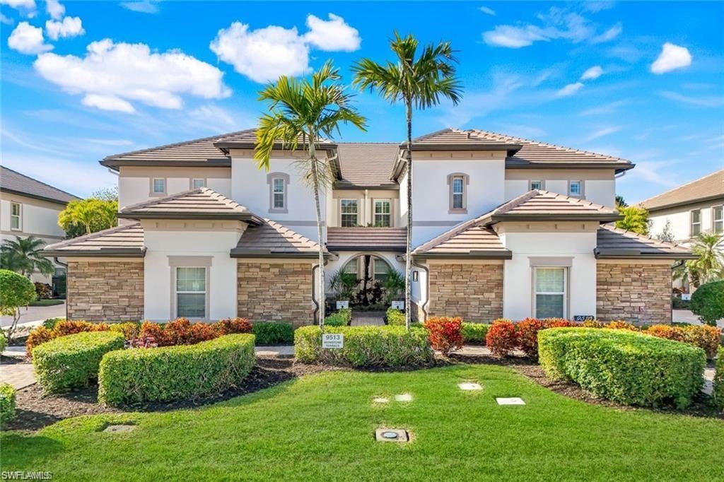 2027 SEASONAL RENTAL IN THE QUARRY AVAILABLE November 1, 2026 thru April 30, 2027! 
This 2nd-floor condo in The Quarry offers luxury lakeside living with full Beach Club access at no additional cost. 

Enjoy sunset golf course views from your private lanai in this elegantly finished residence, featuring crown molding, plantation shutters, and custom built-in closets in the primary suite. Storm Smart shutters on the lanai provide peace of mind during storm season.

The Quarry delivers an unparalleled resort lifestyle with a private lake for boating and water sports, resort-style and lap pools, fitness and wellness center, tennis, pickleball, bocce, spa services, and multiple indoor/outdoor dining venues at the Beach Club and Q-Bar. All Beach Club amenities are included with this rental, so you can kayak, or spend the day at the lakeside beach without leaving the community.

Located in North Naples just minutes from Gulf beaches, shopping, and fine dining, The Quarry combines luxury, comfort, and an active Florida lifestyle—ideal for a seasonal retreat or extended stay.  2 month minimum required.
