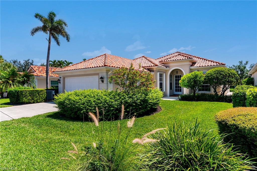 Enter this light-filled and welcoming three-bedroom plus den, two-bath single-family home in the sought-after community of Village Walk. With 1,983 square feet of comfortable living space, this home offers tranquil lake views, a freshly painted interior, and an extended lanai, ideal for morning coffee, evening sunsets, or entertaining friends and family. Thoughtful updates, including a newer roof (2018) and air-conditioning system (2021), provide peace of mind so you can simply move in and enjoy. Village Walk is known for its vibrant lifestyle and exceptional amenities, including a clubhouse, fitness center, on-site restaurant, lap and resort-style pools, tennis courts, pickleball, bocce, and miles of walking paths. A full-time activities director ensures there’s always something to do. Conveniently just minutes from shopping, dining and Naples’ beautiful Gulf beaches, this home is a blend of comfort, convenience and community living.
