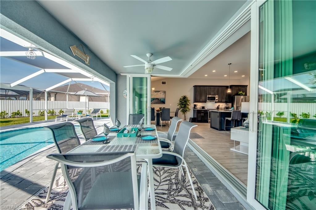 Don't let the word Foreclosure scare you! This is an immaculate property that has been under professional management.
An incredible opportunity awaits with this stunning 3-bedroom, 3-bathroom waterfront home situated directly on the Carneval Canal! Designed with both effortless living and grand entertaining in mind, this home offers a seamless blend of modern comfort and indoor-outdoor Florida luxury.
Step inside to a light-filled open floor plan where the kitchen, living room, and home office flow together effortlessly. The thoughtful split-bedroom design maximizes privacy.
The owners suite is a private retreat featuring a luxurious en-suite bathroom and direct, private access to the outdoor pool deck.
The Guest Quarters offer 2 spacious guest bedrooms and two dedicated full bathrooms, offering ultimate comfort and convenience for family or visitors.
Slide open the glass doors and step out to your private backyard paradise. 
The oversized Pool Deck with its expansive covered and open patio space is designed for sunbathing and gathering. Unwind in the sparkling pool or relax in the warm spa after a day on the water.
The 3 car garage gives you ample space for vehicles, toys or storage.
It's ideal location just south of Pine Island Road, puts you close to shops restaurants and all the fun things Pine Island has to offer. Don't wait!! All offers will be considered.