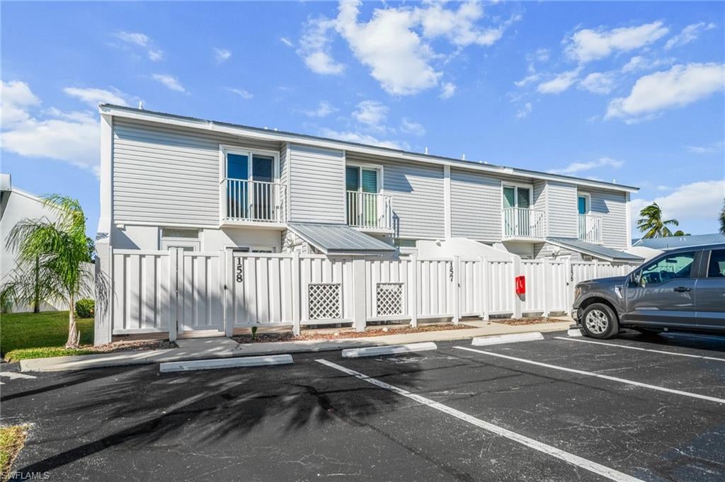 BUYER INCENTIVE: Lender Offering 1% lender credit toward closing costs, subject to buyer qualification and lender approval. Experience waterfront living in this beautifully updated 2-bedroom, 2.5 bathroom townhouse in the gated community of Boardwalk Caper. Nearly everything in this unit is brand new, making it move-in ready for boaters, seasonal vacationers, or full-time residents alike! Also, a rare bonus-this home includes two deeded boat slips, which the new owner may keep or sell to another community owner if desired. 

Boardwalk Caper offers resort-style amenities, including several large swimming pools, shuffleboard, basketball courts, a marina, deeded parking and abundant guest parking. 

Located just minutes from Fort Myers Beach shopping, and dining this home blends luxury, convenience, and the coastal lifestyle. Don't miss your chance to own a slice of paradise!