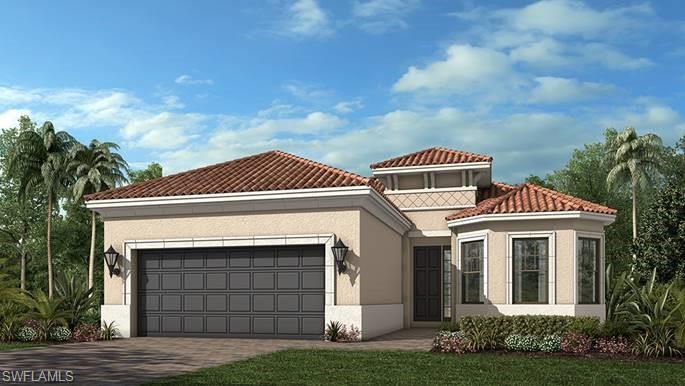Under Construction - The Farnese is a 2,100 sq. ft. single-family home filled with flexible space options. The foyer leads to separate den and dining rooms which may be open or closed with optional double doors. The great room is adjacent to a designer kitchen with its own breakfast nook and spacious counter top island. The Master Suite includes a bay window, dual sinks, corner shower, water closet and walk-in closet. Additional space options includes an expanded covered lanai and additional garage area. Photo is of model, not actual home.