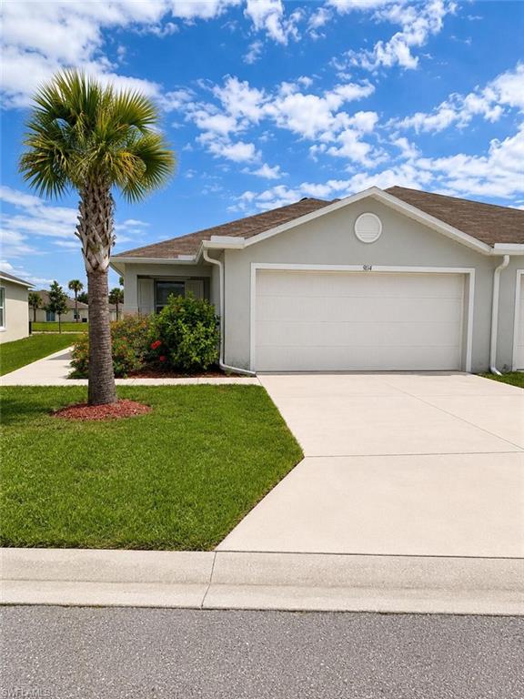 Beautiful 2022-built lakeview villa located in the gated and well maintained community of Vistanna Villas. This 3-bedroom, 2-bath home features an open-concept floor plan, washer and dryer inside laundry closet and attached 2-car garage. 
Total area 1808 sf, living area 1468 sf. Located in NON-Flood Zone X. NO CDD fees.
The kitchen comes with stainless steel appliances, a large center island, and plenty of cabinet space. The primary suite includes a private bath and walk-in closet. Enjoy peaceful lake views and low-maintenance living with lawn maintenance included by the HOA.
Community amenities include a pool and playground. Conveniently located near shopping, dining, medical facilities and Downtown Lehigh Acres. JUST 2 miles away from beautiful Veterans Park. Great option for a primary residence, seasonal home or investment property.
All information is deemed reliable but must be verified by buyer and buyer’s agent.