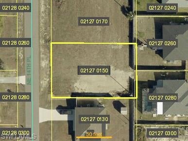 This  amazing vacant residential lot, located at 2103 NE 14TH PL is in the rapidly developing northeast region of Cape Coral, Florida, it offers an excellent opportunity for custom home development. Measuring approximately 0.23 acres (10, 001 sq. ft.), the property features an 80-foot frontage and a depth of 125 feet, providing ample space for a spacious single-family home. 
The area is primed for growth situated in Northeast Cape Coral, just minutes from essential amenities, including shopping, dining, schools, parks and entertainment.
The lot is part of the North 1 East 2025 City Utilities Expansion, with city water and sewer services already connected to the property. The property is zoned for residential (R1-W), ideal for building a single-family home. This property is a fantastic investment for homebuilders and developers looking to take advantage of the growth in Cape Coral. Its prime location and upcoming utility upgrades make it a highly desirable choice for future development. So make sure to act fast!!!!!