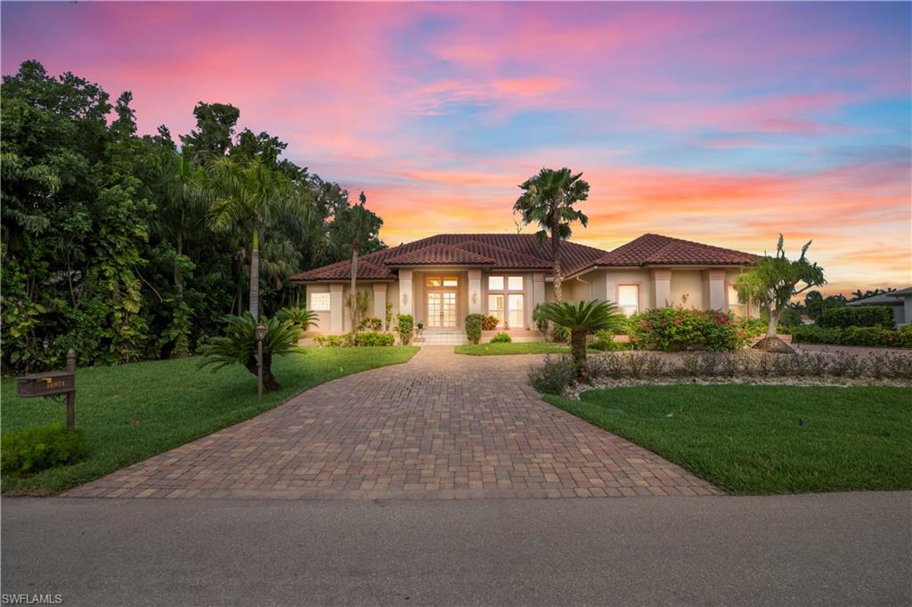 Experience the perfect blend of privacy, space, and Southwest Florida lifestyle living in the prestigious gated community of The Forest Country Club. Situated on a nearly half-acre homesite with beautiful golf course views both in front of and behind the property, this spacious and beautifully maintained residence offers exceptional versatility as a primary residence, seasonal retreat, or investment opportunity.

This incredible 3-bedroom, 2.5-bath home features over 2,700 square feet under air with a thoughtfully designed floorplan ideal for both comfortable everyday living and entertaining. The home includes a den/bonus room, formal dining room, living room, family room, vaulted ceilings, and an oversized 3-car attached garage.

Both A/C Units have just been replaced in 9/2026. Carpet is scheduled to be replaced as well as some other updates. Inside, you’ll find warm wood kitchen cabinetry, walk-in closets, abundant natural light, kitchen and laundry appliances. Ceiling fans throughout for year-round comfort. Seamless indoor-outdoor integration is a hallmark of this home’s design: elegant French doors lead outside from the master bedroom, while both a sliding door and an additional set of French doors open to the lanai from the family room.

Outdoors, enjoy your own private oasis surrounded by mature tropical landscaping for enhanced privacy and tranquility. The expansive, screened-in lanai features two ceiling fans to capture the afternoon breeze, an outdoor shower, and a pristine pool complete with a built-in table—perfect for relaxing with refreshments while enjoying peaceful golf course views.

The Forest Country Club offers optional membership opportunities, allowing residents the flexibility to enjoy golf, tennis, dining, and social amenities while still benefiting from the beauty and prestige of this established golf community without mandatory membership requirements.

Perfectly positioned in one of Fort Myers’ most convenient locations, the home is just minutes from Gulf beaches, RSW International Airport, shopping, dining, entertainment, healthcare, boating, parks, and everyday conveniences.

Property Highlights:

Located within the gated community of The Forest Country Club
Optional golf and club memberships available
Nearly 1/2 acre private lot with golf course views from both front and rear
3 Bedrooms + Den | 2.5 Bathrooms
Over 2,700 sq ft under air with vaulted ceilings
Ceiling fans throughout the interior
Private screened-in lanai with 2 ceiling fans, outdoor shower, and pool with a built-in table
French doors off the master bedroom; sliding door and additional French doors off the family room
Oversized 3-car attached garage
Central location, minutes to beaches, shopping, dining, entertainment, and RSW Airport