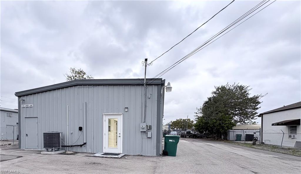 The best location in Pine Ridge Industrial Park, Renovated building, small office space, two restrooms, fully view garage door, fenced in lot,  flood zone X, easy access to Airport Rd and I75, plenty of space for parking. This industrial area is bound by Airport-Pulling Rd to the East, Pine Ridge Road to the South, and Taylor Rd to the West. The property is directly bordered by improved Industrial Development on the east and west sides and Corporation Blvd to the North. Perfect opportunity for Investment or to run your own business.
