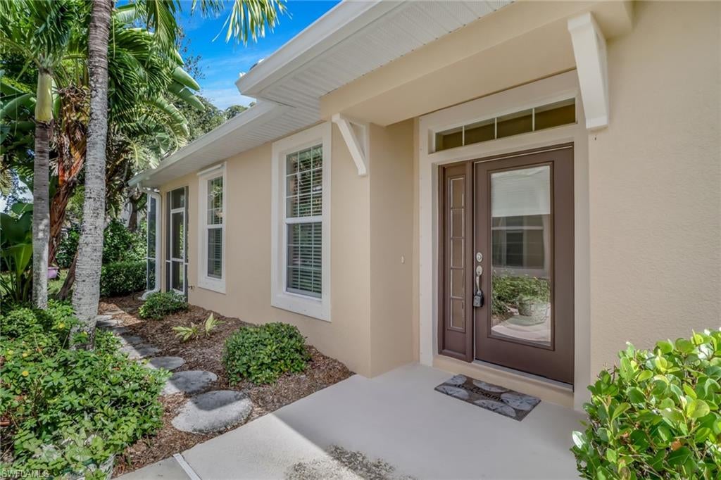 Snowbird's Dream Home – Gated Community Gem near some of Florida’s Famous Beaches! Escape to your perfect winter retreat in this 2 bedroom, 2 bath, 2 car garage home nestled in an exclusive gated community just 7 to 15 miles from some of Florida’s most famous beaches. This home offers all the convenience, comfort, and luxury you could ask for, making it the ultimate destination for snowbirds seeking a seasonal or year-round paradise. Key Features: • Spacious Layout: With over 1,500 square feet of open concept living space, this home boasts a bright and airy design. The generous 2 bedrooms and 2 full bathrooms are designed with relaxation in mind, providing privacy and comfort for you and your guests. • Kitchen: The fully equipped kitchen features modern appliances, ample cabinet space, and a breakfast bar. It's perfect for entertaining or preparing meals after a day spent on the nearby golf courses or the beach. • Master Suite: Retreat to your spacious master suite complete with a walk-in closet bathroom featuring double vanities and a walk-in shower, and separate toiletry room. • Guest-Friendly Layout: The second bedroom is ideal for visiting friends or family, offering privacy and easy access to the second full bath. • Amenities Galore: The community offers a wealth of amenities, including: o Resort-style in-ground pool, and separate Sauna. o Fully equipped fitness center o Basketball, Tennis and pickleball courts o Gated dog walk park with sitting bench and running water for man’s best friend! o Clubhouse with books, tables for indoor social activities • Golf Enthusiast’s Paradise: Golfers will rejoice with 10 golf courses within a 2-mile radius. Whether you're a seasoned player or just picking up the sport, you'll have endless opportunities to enjoy the links year-round. • Beach Lover’s Haven: Imagine being just a quick 7-14 mile drive from Florida renowned beaches like Sanibel, Ft Myers, Estro, and Lovers Key where you can stroll along the soft sand, soak up the sun, or enjoy the local dining and shopping options. • Low-Maintenance Lifestyle: Leave the hassle behind! With professional landscaping and community management, you can spend less time worrying about upkeep and more time enjoying all the area has to offer. Ideal Location: Situated in a highly sought-after area, this home combines quiet, resort-style living with easy access to shopping, dining, entertainment, and healthcare facilities. Plus, with a vibrant social calendar within the community, you'll never run out of things to do! Whether you're looking for a peaceful winter escape or a full-time residence in a thriving community, this 2 bed, 2 bath, 2-car garage home is the perfect spot. Embrace the snowbird lifestyle and make this property your home away from home today!!!