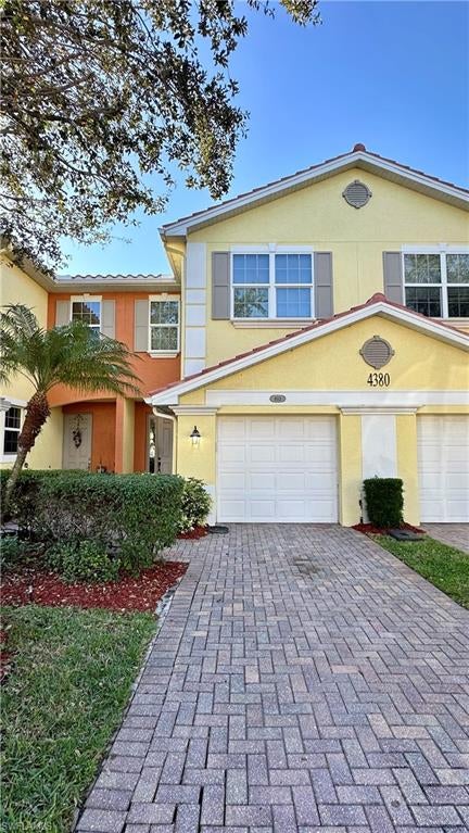 Spacious 3-bedroom, 2.5-bathroom townhome in the Matera community, offering nearly 2,000 sq. ft. of living space and a private 1-car garage and access to the community pool.

The home features an open living and dining area, tile flooring downstairs, updated wood flooring upstairs, a private lanai with peaceful landscaping views, spacious primary suite with dual vanities and walk-in closets, and washer and dryer included.

Rent is $1,700 per month. Owner security deposit is $1,000 and may be paid over 10 months, making move-in costs more manageable. HOA refundable deposit of $1,000 is paid directly to the association.

Small pets considered with a $250 non-refundable pet fee.

Conveniently located near McGregor Blvd, Colonial Blvd, Downtown Fort Myers, Cape Coral and beaches via the Midpoint Bridge.

HOA approval required. Long-term lease. Minimum 650 credit score for every adult. Maximum two vehicles.
