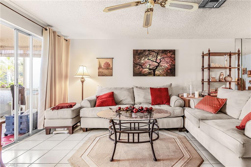 Welcome home to paradise in this fabulous main-level condo, perfectly located in the heart of Naples, close to everything you need for a happy, carefree lifestyle. Enjoy the convenience of being just minutes from beautiful beaches, top-rated restaurants, shopping, and entertainment.

Unwind on the lanai with serene views of the pool, lake, and golf course, an ideal setting for relaxation any time of day. Inside, you’ll find two generously sized bedrooms and a cozy, versatile floor plan ready for your personal style.

Pull right into your private covered parking space and step just a few feet to your front door. Bright, airy, and ideally positioned within the building, this condo offers comfort, convenience, and location all in one perfect package.