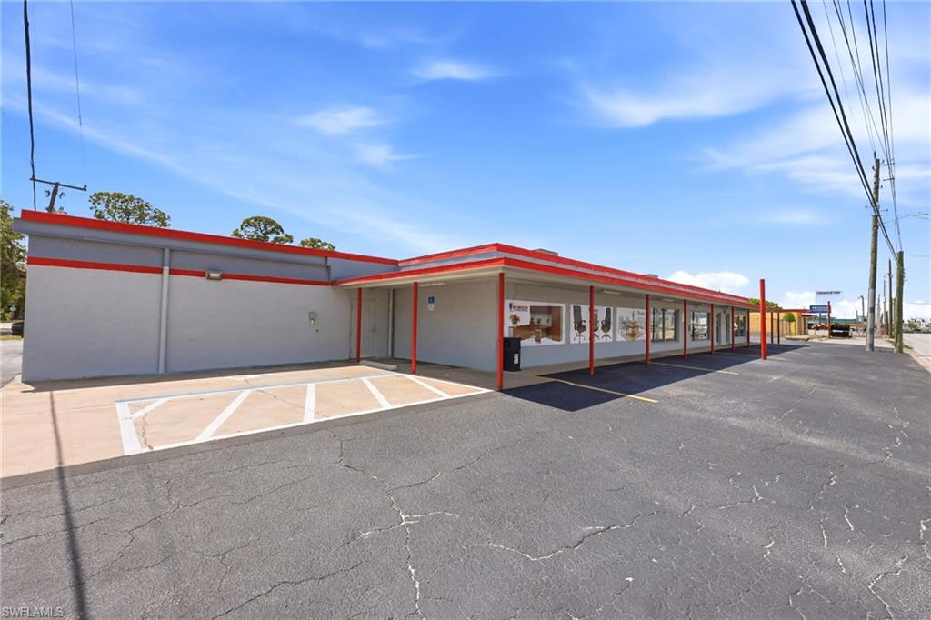 Exceptional opportunity to acquire a fully renovated commercial property located on the highly visible corner of Fowler Street and Katherine Street in Fort Myers. The property consists of a 6,200± square foot commercial building situated on approximately 0.46 acres and zoned CI (Commercial Intensive), allowing for a broad range of commercial uses including retail, office, medical, showroom, professional services, contractor operations, and warehouse/storage uses.

Originally constructed in 1955, the building underwent a complete top-to-bottom renovation in 2023, offering modernized interiors, updated finishes, and excellent functionality throughout. The property is currently owner occupied and configured into three potential units, creating flexibility for an owner-user, investor, or future multi-tenant occupancy. One suite includes approximately 1,140± square feet ideally suited for warehouse, storage, or light operational use with convenient rear access.

The site offers exceptional visibility and accessibility with approximately 163 feet of frontage on Fowler Street and 125 feet of frontage on Katherine Street. Positioned along a major commercial corridor with traffic counts exceeding 20,000 vehicles per day, the property benefits from outstanding signage exposure and strong daily traffic flow. Additional site features include ample on-site parking, multiple ingress and egress points, and a large fenced rear lot ideal for storage, fleet parking, outdoor operations, or additional functionality.

Conveniently located near Downtown Fort Myers, US-41, Colonial Boulevard, and Interstate 75, the property provides excellent connectivity throughout Southwest Florida and is surrounded by established residential neighborhoods, retail centers, office users, and commercial businesses. This move-in ready asset presents a rare opportunity to acquire a flexible-use commercial property in one of Fort Myers’ active commercial corridors.