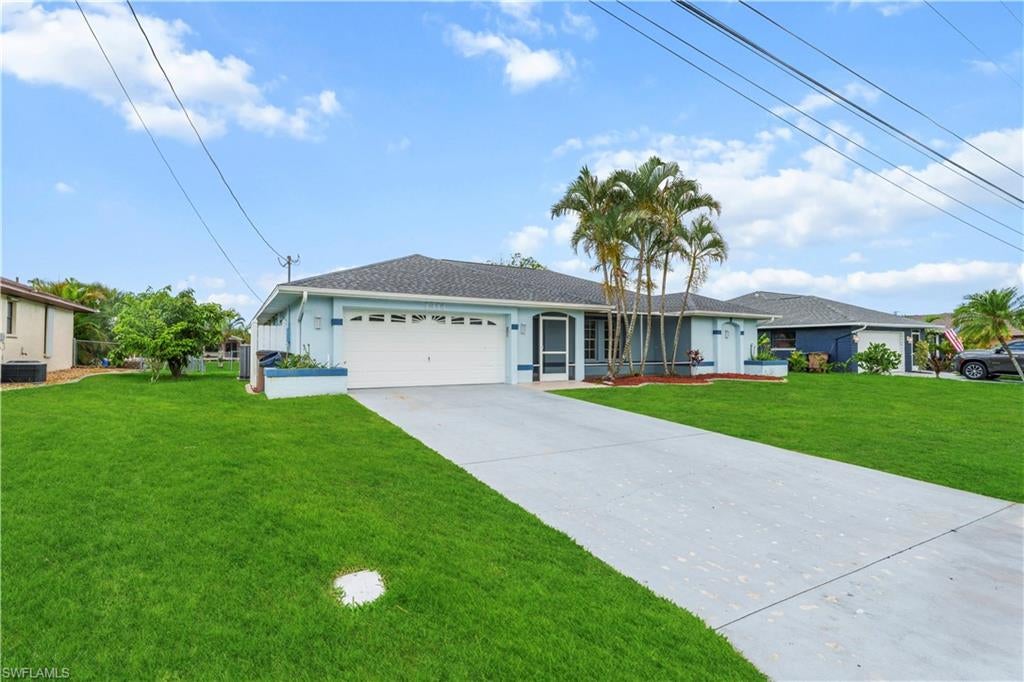 Gulf Access Paradise – Now $40,000 Less! Seller Says Sell!
Discover your waterfront dream in Central Cape Coral! This immaculate 4-bedroom, 2-bathroom Gulf-access pool home sits on a quiet cul-de-sac just off Del Prado Blvd, offering the perfect combination of convenience, privacy, and Florida lifestyle living. Located in Flood Zone X with a transferable $1,768 flood insurance policy—a valuable asset that saves you thousands annually.
Step into your private tropical retreat where mature mango and avocado trees frame stunning canal views, while butterfly gardens create a living kaleidoscope along your screened lanai. This isn't just a home—it's a daily vacation.
Recent Upgrades Include:

2023 New Roof – Complete peace of mind
May 2023 Lanai Screen Enclosure – Pristine condition
Completely Repiped & New Ductwork – Modern infrastructure throughout
Pool Resurfaced (2020) – Swim-ready perfection
New A/C (2017) & Pool Heater (2020) – Climate comfort year-round
Fresh Exterior Paint (June 2022) & Interior Paint – Move-in ready
New Carpet & Refreshed Kitchen Cabinets – Contemporary finishes

Outdoor Living at Its Finest:
Southern exposure screened pool with covered lanai provides all-day sunshine and shade options. Dedicated pool bath offers convenience for entertaining. The 7,000 lb boat lift means you're minutes from Gulf adventures—fish, island-hop, or cruise to sunset dining.
Bonus Features:

Attached 2-car garage
No-thru street ensures privacy and safety
Lush, established landscaping with fruit-bearing trees
Strong, well-maintained construction throughout

Watch spectacular sunsets from your pool deck, harvest fresh fruit from your trees, or spend lazy afternoons watching butterflies dance through your garden. This is Southwest Florida living at its absolute best—and now priced $40,000 below original asking for the motivated buyer ready to act.
Schedule your private showing today and make this tropical paradise yours!