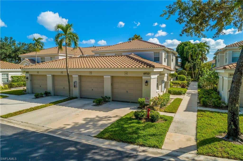 Move Right In and Start Enjoying the Naples Lifestyle! Beautifully updated, highly sought after North Naples turnkey home now available!  This light and bright end-unit condo in desirable
Calusa Bay is ready to welcome you home. Featuring 3 bedrooms and 2 bathrooms, with plenty of closet space.  This beautifully maintained property offers effortless living with modern finishes, freshly painted,  abundant natural light, and a peaceful lake-view lanai perfect for morning coffee or relaxing with a glass of wine at
sunset.

Thoughtful updates throughout include new flooring, a refreshed kitchen with sleek stainless steel appliances, an upgraded guest bathroom, a beautifully updated primary suite, and modern ceiling fans in every room. Even better, all items included in the turnkey package are gently used or brand new, making it easy to settle in and immediately enjoy your Naples retreat. A private detached garage adds valuable convenience and storage.  Adding even more value, the seller will pay the assessment for the replacement of all windows and sliding glass doors with impact-resistant glass, scheduled for completion in 2026–2027.  

Calusa Bay offers an exceptional array of amenities, including a resort style swimming pool with a lap pool, a second cabana pool, a spa, a renovated fitness center, two lighted Har-Tru tennis courts, a beautiful shaded nature trail,a library, a clubhouse, and an on-site manager.  Substantial community improvements since 2019 include exterior painting, new roofs, new pool furniture, updated lighting and signage.

Ideally located in central North Naples, you’ll be minutes from Mercato, Waterside Shops, popular restaurants, shopping, golf, entertainment, and approximately three miles from Vanderbilt Beach. Whether you’re seeking a year-round residence, a seasonal escape, or a convenient lock-and-leave retreat, this inviting condo offers the perfect opportunity to enjoy the best of Southwest Florida living.
