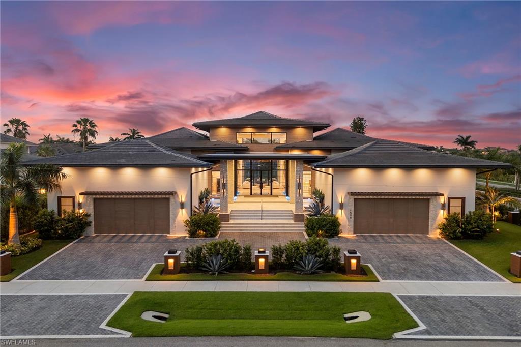 Recently completed for the modern luxury buyer who values wellness, privacy and effortless waterfront living, this extraordinary estate introduces a new standard for coastal luxury. More than a residence, it is a private resort intentionally designed to support longevity, recovery, recreation and entertaining at the highest level. Within the prestigious Estates of Marco Island, the property occupies a rare 0.59-acre corner homesite where generous setbacks and lush surroundings create a level of privacy seldom found on the island. With 167 feet of waterfront and deep, direct Gulf access, the estate accommodates a yacht of approximately 65 feet while offering quick access to open water. The waterfront experience was thoughtfully designed around every aspect of life on the water. A custom dock provides dedicated space for paddleboards, kayaks, jet skis, and boating equipment, while a private sandy beach creates an inviting launch point for family adventures. Long water views provide a spectacular backdrop to everyday living. Outdoor living rivals that of a five-star resort. Expansive covered lanais invite comfortable lounging and alfresco dining, while the 12-person spa, resort-style pool, putting green, and multiple gathering spaces create an environment equally suited for intimate evenings or large-scale entertaining. Inside, wellness is not an amenity. It is the foundation of the home's design. A dedicated wellness pavilion featuring a private Pilates studio, fitness center, sauna and cold plunge transforms daily routines into restorative experiences inspired by the world's finest luxury retreats. Practical luxury was equally prioritized throughout the design. Dual oversized garages provide accommodation for up to eight vehicles, creating ample space for collectors and enthusiasts alike. Equally impressive is the home's commitment to resilience. Built with reinforced concrete and structural steel construction, elevated for peace of mind, equipped with impact-rated windows and doors, and supported by a whole-house generator, the residence was designed to provide confidence through Florida's most demanding weather while allowing owners to enjoy the island lifestyle with exceptional security and reliability.