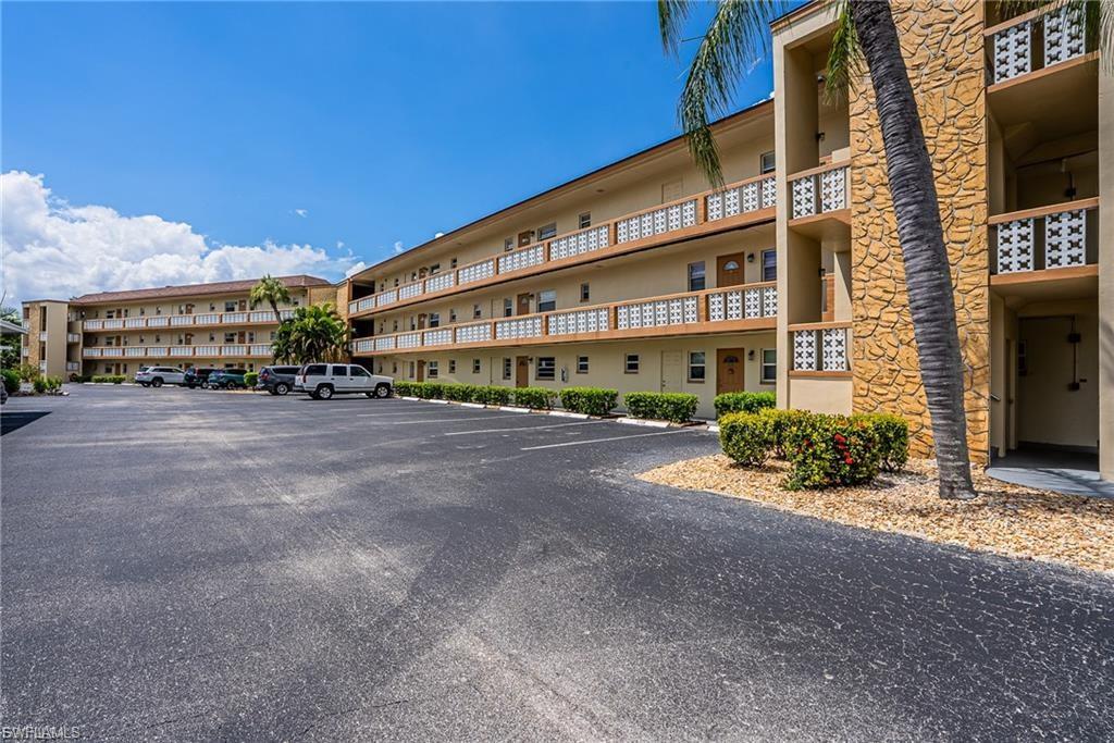 This Gulf Access Condo is located in a beautiful setting overlooking a very picturesque, landscaped courtyard. It provides the ability to lease dock space and also has a community boat dock. Located on the first floor with easy access to your car and all the amenities. This 55+ community has 2 bedroom and 1.5 baths, which have been remodeled with new Interior paint, granite countertops in kitchen, and bathrooms, upgrade appliance, new flooring throughout Condo.  The open floor plan gives the living room and dining room, a spacious and bright feeling. There is a large, heated community swimming pool, for those sunny days, also included is a community laundry facility, shuffleboard, storage and grills for BBQ are available for use. Conveniently located close to dining and entertainment. A must-see unit......