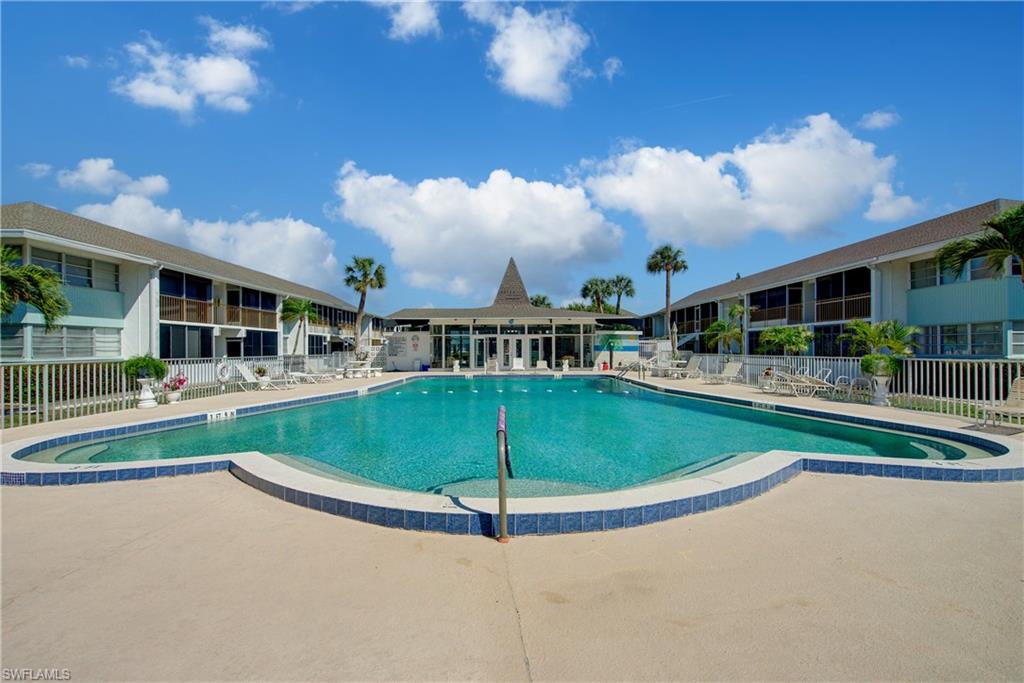 Finally, convenient, affordable living in central Cape Coral.  Welcome to Country Club Estates Condo! 55+ Community.   BRING US AN OFFER- SELLER WANTS IT SOLD!!

This easily accessible first floor condo is perfect for either a winter getaway or full time living.  Great location near Country Club Boulevard and Cape Coral Parkway.  You are close to wonderful waterfront parks (within 5 minutes) and downtown Cape Coral dining.  Jaycee Park, Four Freedoms, Four Mile Cove Ecological Park, and Slipaway Food Truck Park & Marina are all nearby.  Easy access to both family-friendly and social lifestyle spots! 

Residents of Country Club Estates Condo love the new exterior paint, oversized heated pool and lounge area. The large clubhouse features indoor/outdoor showers, bathroom and kitchen facility for gatherings with family & friends! Additional amenities include a BBQ patio, community room, billiards and shuffleboard. 

Relax and unwind on your private lanai while enjoying a serene, park-like view. Inside, the condo features a vaulted ceiling in the dining area, a bright white tray ceiling in the kitchen, updated plank tile flooring in the bathroom, and tile flooring throughout. You’ll also appreciate the extra-large walk-in pantry or storage closet conveniently located within the unit AND the assigned parking spot-  just for you!!

Investing?  This community allows for up to 4 four, 90 day rentals a year.  No annual leases allowed