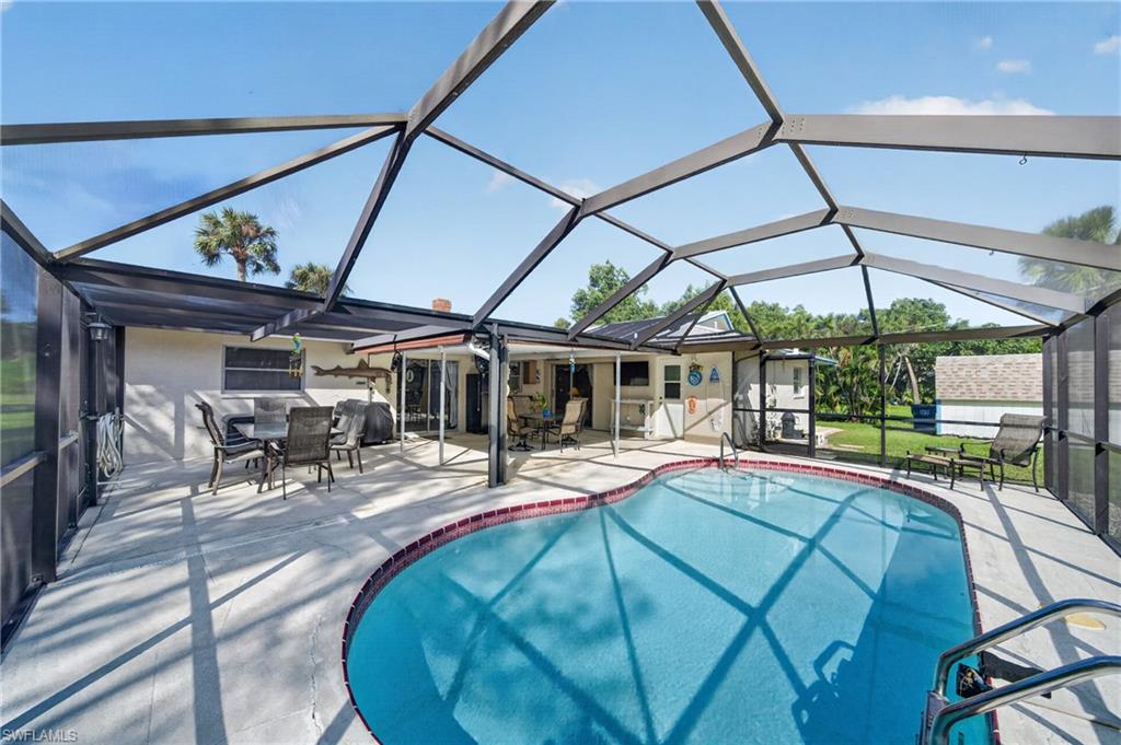 NO HOA! OVERSIZED LOT! PRIVATE POOL! MINUTES TO SANIBEL ISLAND AND FORT MYERS BEACH!

Discover the freedom of Southwest Florida living in this 3-BEDROOM, 2-BATHROOM POOL HOME WITH A 2-CAR GARAGE, offering 1,653 square feet of living space on an oversized lot in a highly desirable neighborhood just off McGregor Boulevard!

BRAND-NEW AIR CONDITIONING SYSTEM, INCLUDING ALL NEW DUCTWORK IN 2026!

NO HOA MEANS MORE FREEDOM AND FLEXIBILITY! Unlike many surrounding communities, this property has no recurring HOA fees or association restrictions. The oversized lot offers ample space for parking your BOAT, RV, MOTORHOME, TRAILER, UTILITY VEHICLES, OR ADDITIONAL CARS! Bring your toys and enjoy the Florida lifestyle without the limitations of a homeowners association!

The absence of HOA rental restrictions also makes this property especially appealing to investors interested in SHORT-TERM OR SEASONAL RENTAL OPPORTUNITIES, subject to applicable local regulations.

Enjoy the PRIVATE SWIMMING POOL, perfect for relaxing, entertaining, or soaking up the Southwest Florida sunshine year-round.

Situated just off desirable McGregor Boulevard, this home offers convenient access to the Sanibel Causeway, the world-famous beaches of Sanibel Island, and the white sandy shores of Fort Myers Beach. Enjoy boating, fishing, waterfront dining, shopping, and everything that makes Southwest Florida such an incredible place to live!

Whether you’re searching for a PRIMARY RESIDENCE, SEASONAL GETAWAY, OR INVESTMENT PROPERTY, this home offers a rare combination of location, flexibility, outdoor living, and freedom from HOA restrictions.

WHY PAY HOA FEES AND LIVE WITH RESTRICTIONS WHEN YOU CAN HAVE YOUR OWN POOL, ROOM FOR ALL YOUR TOYS, AND THE FREEDOM TO ENJOY YOUR PROPERTY YOUR WAY?

DON’T MISS THIS OPPORTUNITY — SCHEDULE YOUR PRIVATE SHOWING TODAY!
