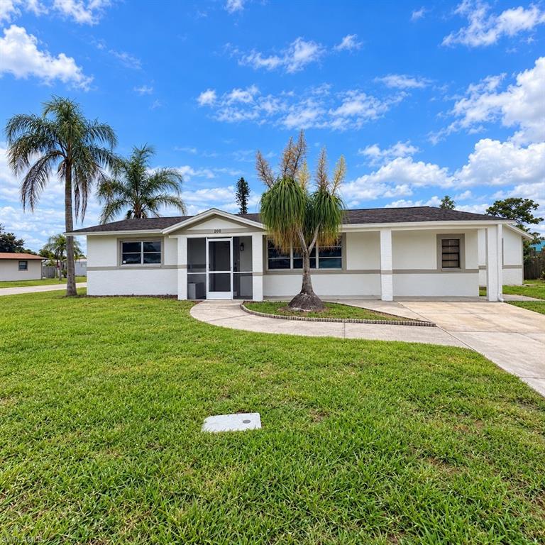 Charming & Updated 3 Bedroom, 2 Bathroom Home in Lehigh Acres!

Welcome home to this charming, nicely updated 3-bedroom, 2-bathroom home in Lehigh Acres! Enjoy tile flooring throughout, making cleaning a breeze while helping keep your home cool during those warm Florida days.

The updated kitchen features beautiful granite countertops, plenty of cabinet space for storage, and a window above the sink that fills the kitchen with natural light.

Both bathrooms feature updated modern tile finishes, creating a fresh, clean look. The dedicated laundry room includes washer and dryer hookups, giving you the convenience of doing laundry right at home—no more trips to the laundromat!

Step outside to your covered lanai, the perfect shaded spot to enjoy your morning coffee or relax outdoors. The backyard also features a freestanding shed with a workbench, offering valuable extra storage space or a convenient area for hobbies and projects.

Comfort, convenience, and thoughtful updates make this charming home a wonderful place to call your own!

* $1,595 a month
* First ($1,595) & Security ($1,595)
* $65 Application fee per adult. All Adults MUST Apply!
* 2.5 times monthly rent in Income ($3,987)
* 1 month of Pay Stubs

With our homes residents are given the option to enroll into a unique benefit called a Resident Benefits Package (RBP) This includes credit building to help boost the resident's credit score with timely rent payments, up to $1M Identity Theft Protection, HVAC air filter delivery, move-in concierge service making utility connection and home service setup a breeze during your move-in, our best-in-class resident rewards program, on-demand pest control, and much more! All for only $39.95. More details provided upon application.