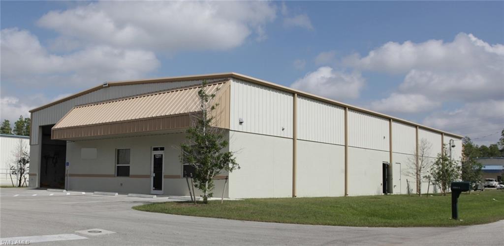 Unit 1: 3,600± SF industrial unit comprised of 450 SF air conditioned office, 1 restroom and 3,150 SF warehouse with a 12’ x 14’ roll up door. 18’ ceiling height. 10 parking spaces. Available January 1, 2027. Lease Rate: $13.00 PSF + NNN (est. $5.96 PSF). Zoning: IPD (Lee County). Approved for a variety of light industrial uses.