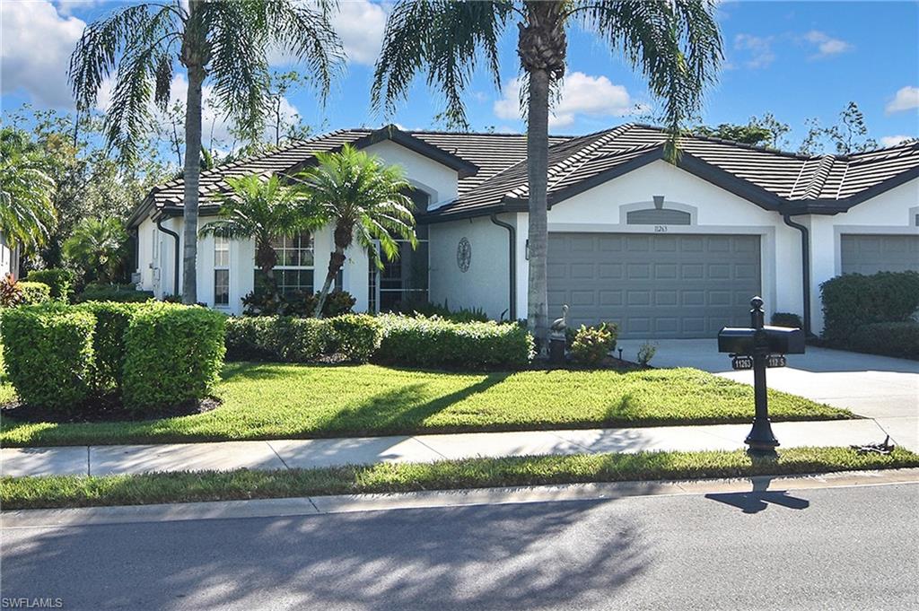 Discover your own slice of paradise in Heritage Palms community. This lovely home, being sold Turnkey, has bedrooms, a heated pool with great outdoor living space and two car attached garage with an epoxy floor. Roof replaced in 2021. The open kitchen offers great space for those who enjoy cooking. A few additional highlights: New pool heater & pump, crown molding in main living area, designer light fixtures, storm shutters on lanai, landscape lighting and the pool pavers were just cleaned and sealed!  Heritage Palms Golf & Country Club has something for everyone including two 18-hole golf courses, eight lit tennis courts, nine pools, and three top-notch restaurant venues. Enjoy breakfast, lunch and dinner at the NEW Oasis/Tiki bar!  Stay active with access to a workout center, bocce and pickleball courts, a fishing pier, basketball courts, and a playground. Experience the vibrant lifestyle of this affordable "country club" community, perfectly situated near the airport, beaches, and shopping destinations. Come home to Heritage Palms and live the life you've always dreamed of.