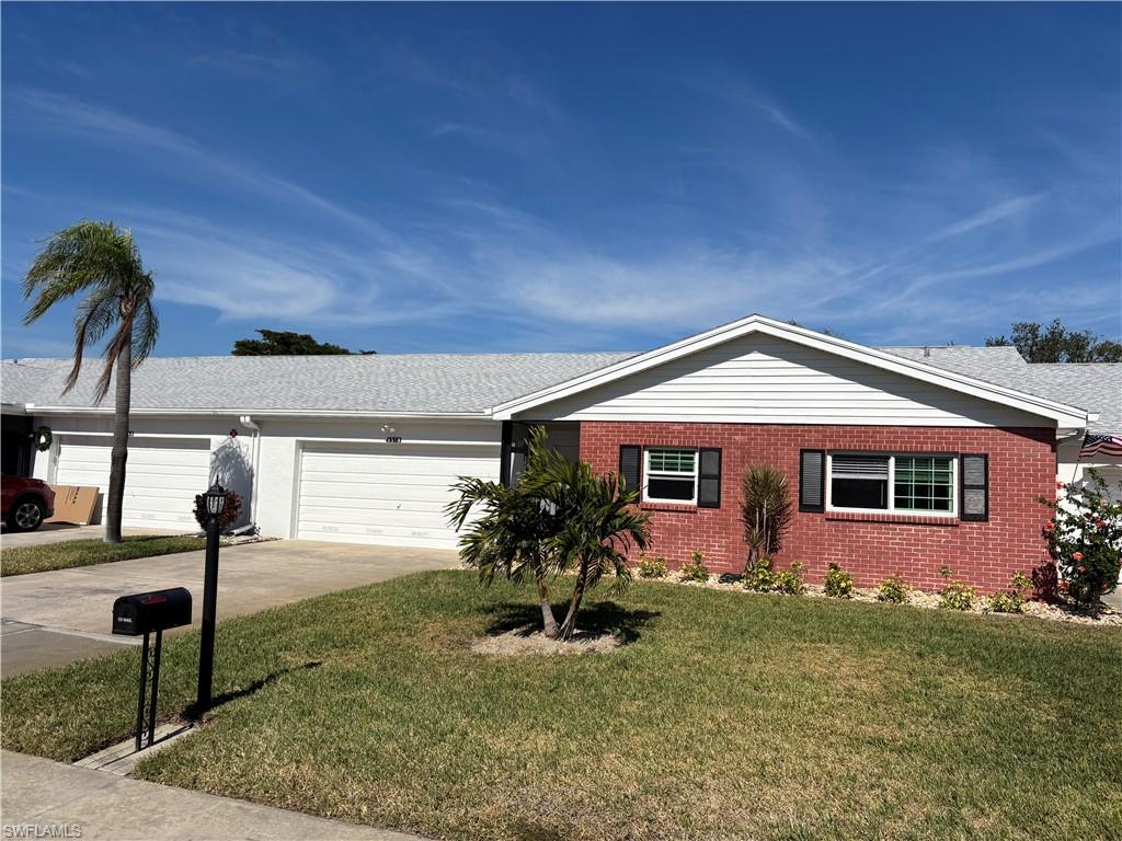 FURNISHED! All new HURRICANE WINDOWS throughout with easy roll-down shutters on the lanais, BRAND NEW water heater, AC only 2 years old! No FLOODING IN ANY HURRICANE! Beautiful 'center-of-the-lake' view! Lifestyle community with so many activities for all to be a part of! Are you looking for friendship and a community with open arms?! Then this is your fantasy come true! What a wonderful community Myerlee is! You will also be pleasantly surprised at how conveniently located this home is to all the conveniences anyone could ask for in the beautiful South Fort Myers area. Tucked away just off the main thoroughfares of Gladiolus and Summerlin Rd, Fort Myers and Sanibel beaches are only 7 miles away. Lakes Park, shopping, dining, and the Southwest Regional International airport are all within a few minutes drive. Our featured property - a three bedroom, two and a half bath, two car garage, lake front paradise. What a remarkable job the homeowners have done to create such a peaceful, relaxing and warm feeling in this home!!