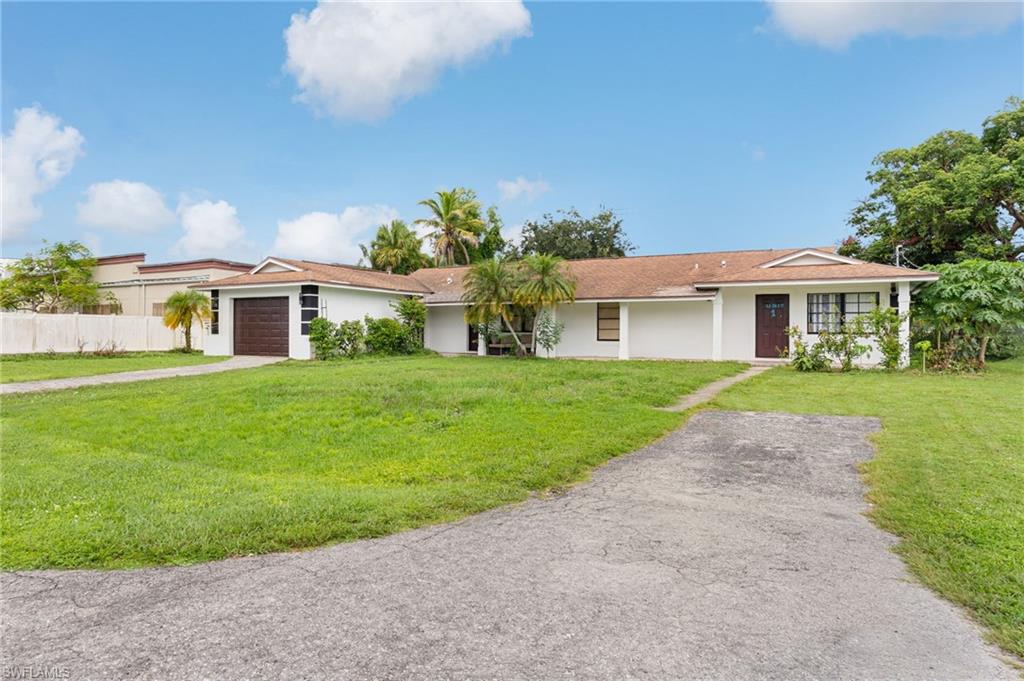 Excellent opportunity in Golden Gate City! Situated on an approximately 1/3-acre lot, this duplex features two separate 2-bedroom, 2-bath residences and offers exceptional flexibility for an owner or investor. One side is currently tenant occupied, providing existing rental income, while the other is owner occupied. Both residences feature tile flooring throughout, comfortable living areas, screened lanais and individual laundry facilities. One unit also includes an attached 1-car garage with washer and dryer hookups conveniently located in the garage, while the second residence has its own dedicated laundry area. Each side offers a functional 2-bedroom, 2-bath floor plan with private outdoor living space. The screened lanais extend the living areas and provide additional space to relax and enjoy the Southwest Florida lifestyle, while the approximately 1/3-acre homesite offers generous outdoor space. With one residence already tenant occupied, this property offers immediate rental income along with the flexibility provided by a second residence. Whether added to an investment portfolio or purchased for the versatility of two separate residences, this Golden Gate City duplex presents an excellent opportunity in the Naples real estate market.