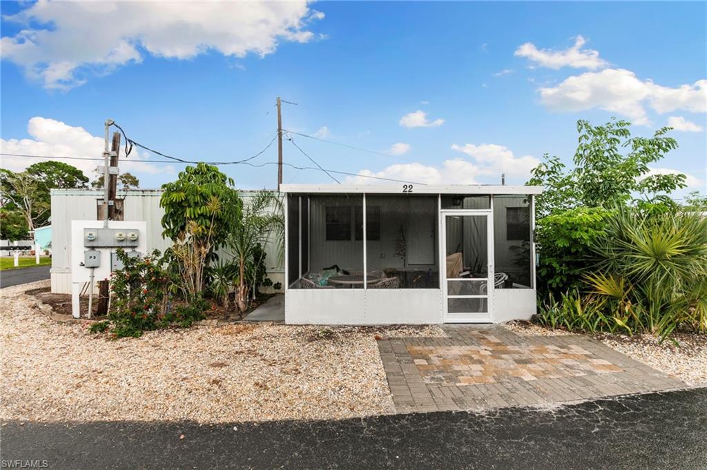 Wake up to the relaxed Southwest Florida lifestyle in this charming furnished home perfectly positioned along Bonita Beach Road. Located in a desirable co-op community, this residence offers incredible convenience with easy access to shopping, dining, entertainment, and some of the area’s most beautiful beaches. Spend your mornings enjoying coffee on the private lanai surrounded by lush landscaping, then head out for a day in the sun at nearby Bonita Beach or Barefoot Beach, both less than 2 miles away.

Inside, the home features fresh paint, laminate flooring throughout most of the living areas, and comes furnished with everything you need to start enjoying your Florida getaway right away. The inviting layout provides a comfortable space to relax after a day at the beach, while the outdoor lanai creates a peaceful retreat surrounded by tropical greenery. An affordable opportunity to own your own piece of paradise in one of Bonita Springs’ most convenient locations.