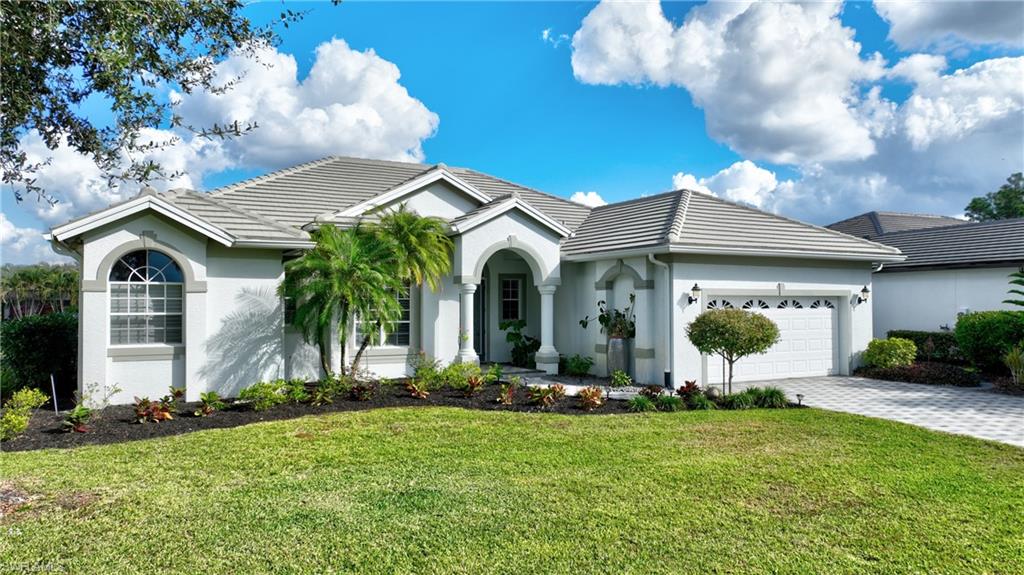 Move in ready 2 bedroom plus den pool/spa home in the gated community of Westminster with a beautiful lake and fountain view. New roof in 2020, new A/C and pool heater in 2024. Westminster Golf Club Community offers pay as you play or full membership golf. Clubhouse with restaurant and pro shop. Community has tennis courts, pickleball courts, bocce ball, a heated pool and spa, playground, community center with exercise room and pool table.