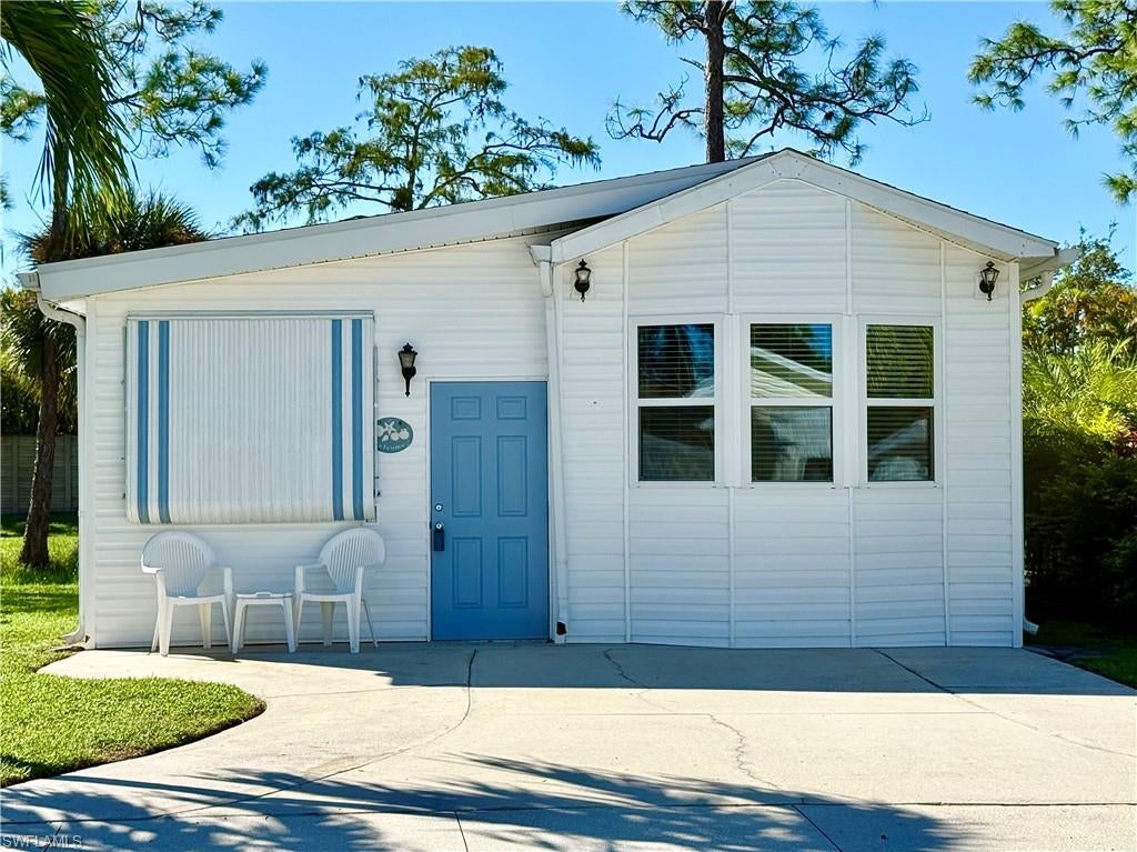 Charming 2Br/1.5Ba in a fabulous location!  IWCA is a gated, 55+ community that was never affected by any recent hurricanes. Located approximately 3 miles to shopping and restaurants, 11 miles to the Naples beaches, 8 miles to Marco Island beaches, and approximately a 45-minute drive to Ft. Myers, this is a perfect spot for seasonal, full-time, or rental residence. The HOA fee is very reasonable ($898. per quarter) and covers many of your needs: water, lawn care, basic cable, trash/recycling, and community amenities. This particular 2Br/1.5Ba home is being sold furnished, features a newer roof (2018), newer hot water tank (2018), an updated A/C (2014), and a well-maintained overall aesthetic. Additionally, the bathrooms and windows are updated. Beyond the security of a gated 55+ location, there are numerous community amenities: 2 pools with spas, a nature trail, pickleball, tennis, horseshoes, bocce, pétanque, memorial garden trail, 2 dog parks (there is a 1 pet, 40lb. max., restriction), and the ability to drive a golf cart within the park. On top of everything, IWCA offers a phenomenally active social events calendar.