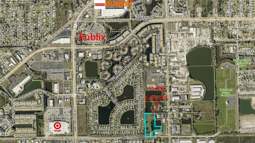 Quick sale price!!!  PRIME MULTI-FAMILY SITE OR change zoning for FLEX SPACE REPOSITIONING OPPORTUNITY!
Secure a highly coveted, fast-tracked asset in the rapidly growing South Fort Myers market! Located at 11088 Kelly Road, this impressive 4.62 acre land parcel features a robust entitlement foundation designed to slash upfront development risk and significantly accelerate your construction timeline. 

Key Asset Highlights:
• Approved for 69 Multi-Family Units 
• High-Demand Corridor: Situated along the highly desirable Kelly Road corridor in South Fort Myers, offering excellent accessibility. 
•  Property offers massive upside and versatility. Easily maintain the existing multi-family track or capitalize on intense market demand by repositioning the site changing zoning into a premium commercial flex space/light industrial ownership concept. 
• Reduced Risk, Faster Financing: Fully established entitlements makes securing commercial bank financing a much smoother process. 
Take advantage of this rare, strategic investment opportunity and bring your development vision to life!