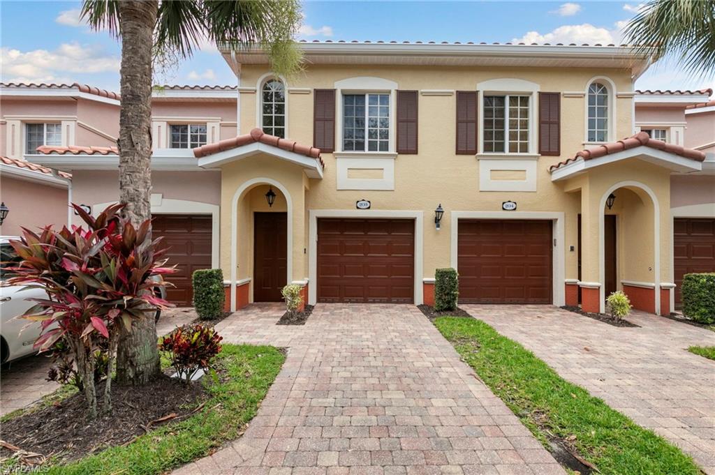 Welcome to Villagio—a gated community with 24/7 security, lushly landscaped grounds, and a Mediterranean inspired tropical ambiance. Located in the heart of Estero, this pristine, one owner, seasonally occupied 3 bedroom plus den, 2 bath condominium is nestled within its own private enclave and is being offered turnkey.

Step inside to the spacious open concept great room, featuring vaulted ceilings, crown molding, and neutral porcelain tile flooring that extends to the large, fully tiled lanai overlooking the lake. The desirable southern exposure fills the home with an abundance of natural light throughout the day.

The kitchen offers an impressive amount of granite countertop space, spotless appliances, natural wood cabinetry, and a pantry, providing ample storage for all your culinary needs.

The expansive primary suite is bright and inviting, featuring walk-in closets and a spa inspired en-suite bathroom complete with dual vanities, a fully tiled walk-in shower, a soaking garden tub, and a private water closet.

The den provides the perfect flex space and can easily serve as a home office, media room, or personal gym. Designed with modern living in mind, this home features a highly desirable split-bedroom floor plan, with two generously sized guest bedrooms thoughtfully positioned to provide maximum privacy for family and guests.

Villagio's unique layout centers around an impressive Town Center filled with resort style amenities, including two beautiful swimming pools, a relaxing spa, a café serving food and offering a welcoming place to gather with neighbors, Bar Amici, which is open in the evenings, a 48-seat movie theater, a fully equipped fitness center, and so much more all for an exceptionally low monthly HOA fee.

Whether you're looking for a year round residence, a seasonal retreat, or an investment opportunity, this meticulously maintained lakefront condominium is a MUST SEE! Schedule your private showing today!