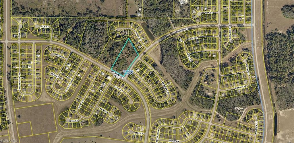 5 + acres with approx. 290 +- frontage on Raintree Blvd with 500 +- of frontage on Malibu Drive. This is a corner parcel with easy access to SR 80. General commercial uses such as arcades, health club, dept or retail stores, convenience store, prof. office spaces, restaurant and more. There is an additional 9 += acre site at 8000 Raintree Blvd. available to purchase separately.