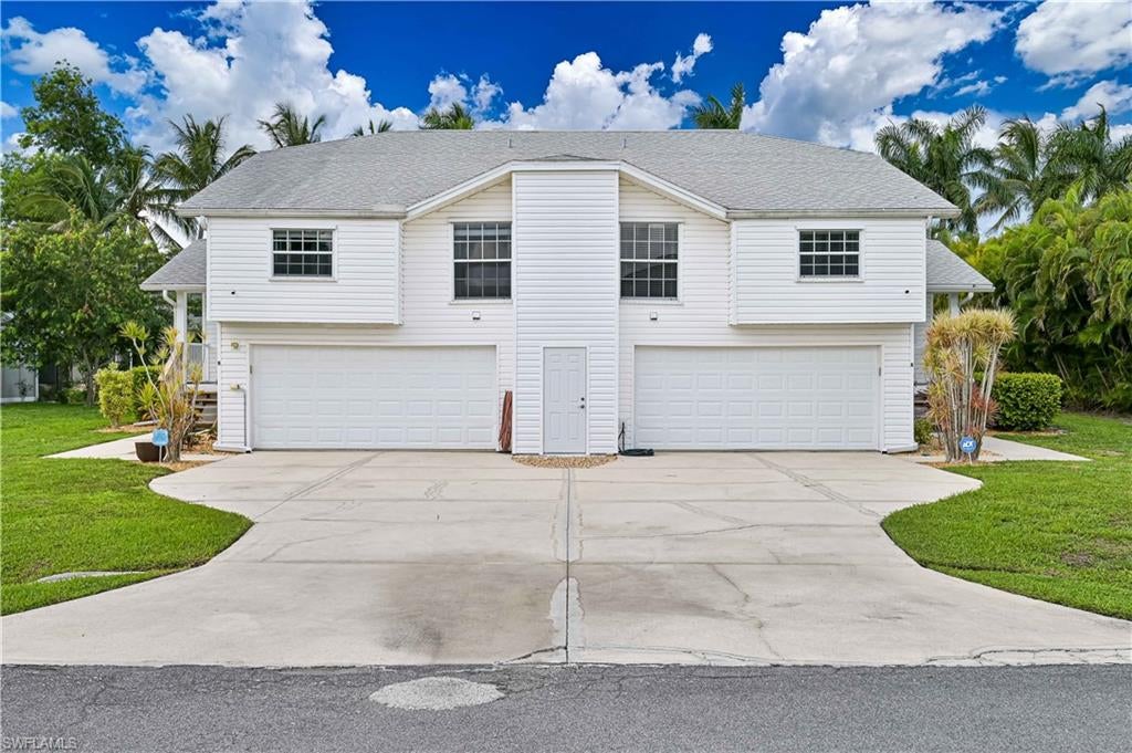 Reduced to Appraised Value.  What a great buy and fabulous location. This is a great AirBNB investment in a fabulous location.  Located only 3 miles from Sanibal Island and only 5.5 miles from Fort Myers Beach.   No Association and therefore no restrictions!  2 units with 3 bedrooms, 2 baths and 2 car garages each.  You will love the new kitchens and baths that are wonderfully done. Each unit is awaiting your finishing decorations and furnishings to make it into a coastal retreat close to several beaches. Your soon to be occupied units of AirBNB or VRBO rentals at an estimated approximately $86K per year or more will be a retirement windfall.  One could even live in one side and rent out the other to pay for your vacation home away in beautiful Florida with no restrictions or associations to deal with.  Don't wait.  This won't be on the market long!