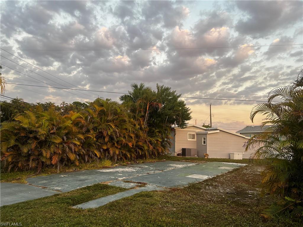 "High set" is not required. Gulf Access via the Estero River @ Mariners Cove. Vacant MH lot for sale with HOA approval in place for your new home. 816/SF - 2 bedroom, 2 bathroom + porch with room for a driveway. Please see the supplement section for site and floor plan. 

Discover this vibrant 55+ boating community, nestled along the scenic Estero River. This oversized, corner lot, cleared, ready for your home and your boat, offers the perfect blend of tranquility, convenience, and resort-style living.

What makes this lot special?
Not only do you own the land but it’s easy to get to, has a community pool, clubhouse, and Estero River access. With only two adjacent neighbors, you'll enjoy privacy.

Residents enjoy the boat ramp, docks with lifts (available via waitlist), and access to the Gulf. This a dream location for anglers and boating enthusiasts alike. 

The pool has a river view, clubhouse with social events, shuffleboard, pickleball, common laundry, a library, and more—all for a low monthly HOA of just $131. 

Perfectly situated off Highway 41, you’ll be minutes from RSW International Airport, Gulf beaches, top shopping and dining spots in Estero. Mariners Cove provides the ideal mix of quiet community living with central access to everything Southwest Florida has to offer.

Whether you're looking to build your winter getaway or a full-time residence, this is a chance to build in a well-established, friendly neighborhood.

Drive by today and see why this is one of the most sought-after lots in Mariners Cove!