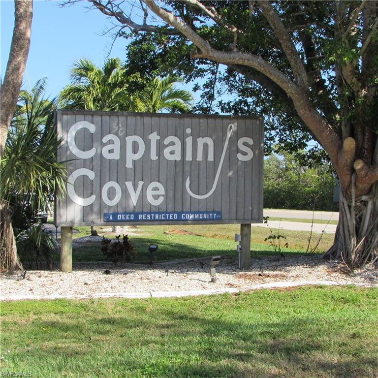 CAPTAIN'S COVE homesite in Bokeelia. Boating subdivision without having to pay waterfront taxes. This lot is on a cul de sac and is larger than most of the other lots There are 2 contiguous lots (each $89,900) for a GREAT OPPORTUNITY TO OWN .5 +/- ACRE IN A SOUGHT-AFTER SUBDIVISION. Captain's Cove has a private sewer system, community boat ramp with direct access to Charlotte Harbor, Pine Island Sound and the Gulf. Build you
dream home TODAY!
