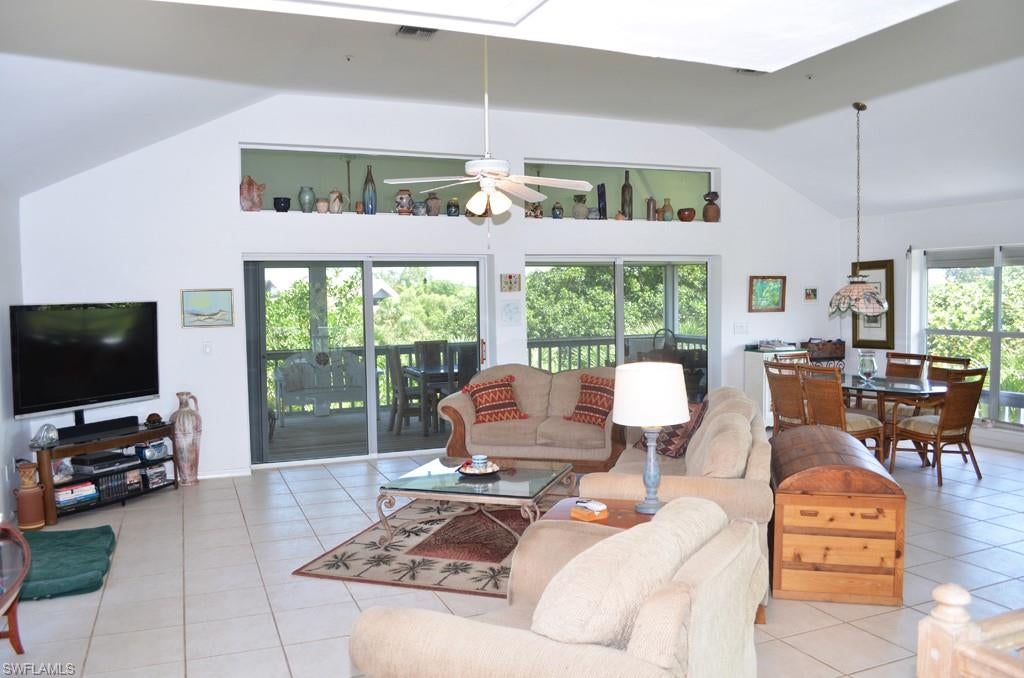 Recently reduce price makes this one of the best homes available on the island. Just steps from the beach, nestled in sea grape trees and cabbage palms, surrounded by nature. The upside-down floor plan makes for cooler sleeping at night and more breezes during the day. There are screened porches off the master bedroom and the second bedroom which provides for a greater sense of spaciousness. The open deck off the third bedroom can be used as a private entry for guests. The second level has an open floor plan comprised of the living room, dining area, kitchen and half bath, great for a comfortable lifestyle and entertaining. Second floor also has a screened porch off the living area and an open deck off the kitchen; one can follow the sun or hide from the sun. The tower has a spectacular view of the island and gulf. Seller is the original owner, and the home has not been in a rental program. For more privacy the lots east and south of the home are available for additional consideration. There is also a Safety Harbor Club membership available with major benefits including dockage, pool, club house, tennis, trash collection. The club can also provide maintenance staff including yard  service home repairs and pest control. Please ask for further information concerning  membership cost, application, transfer fees and dues.