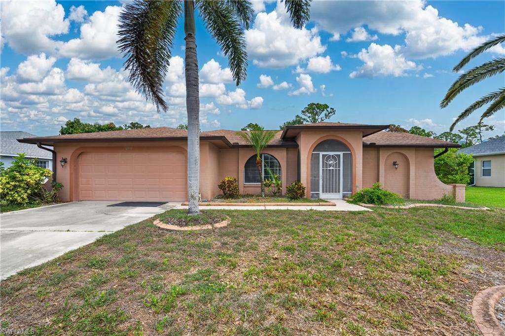 Welcome to 6731 Eagle Tree Court, a beautifully updated 3-bedroom, 2-bathroom home with 2-car garage, offering 1,810 square feet of comfortable, well-designed living space in one of North Fort Myers' most established and quietly desirable communities. Whether you are a first-time buyer, a snowbird seeking a Florida home, or someone looking for a forever home with room to breathe, this property checks every box. Step inside to soaring cathedral ceilings that immediately open up the space and flood the interior with natural light. The split floor plan is one of the most practical and sought-after layouts in Florida living — the primary suite is privately positioned on one side of the home while the two guest bedrooms occupy the opposite wing, making it ideal for families, visiting guests, or anyone who values privacy and separation. The updated kitchen and bathrooms bring a fresh, modern feel throughout, and the large living room creates a natural gathering space at the heart of it all. In-residence laundry adds everyday convenience that makes this home as livable as it is attractive. Outside, the oversized private backyard is a genuine standout — rare in this price range and this community. A large covered lanai extends your living space outdoors year-round, perfect for morning coffee, evening barbecues, and casual entertaining the Florida way. A substantial storage shed adds valuable bonus space for hobbies, tools, lawn equipment, or workshop use. The 2-car garage rounds out an exceptional storage and utility package that is hard to match at this price point. The home is also equipped with a whole-home generator — a meaningful upgrade that provides peace of mind through any storm season and real practical value for year-round and seasonal residents alike. Accordion storm shutters on every window and the lanai deliver full hurricane protection, added security, and the potential for meaningful homeowner's insurance savings. Terrapin Woods is a quiet, well-kept community of attractive homes with a neighborly feel that is increasingly rare to find. Yet the location places you moments from everything — Publix, dining, movie theaters, shopping, and the full energy of Downtown Fort Myers with its vibrant mix of restaurants, bars, entertainment, and cultural events along the Caloosahatchee River waterfront. Move-in ready. Generator included. Private backyard. Cathedral ceilings. Split plan. North Fort Myers at its best — priced for today's buyer.