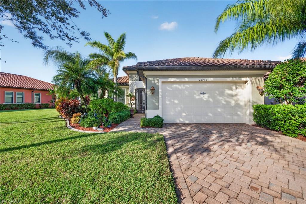 Enjoy gorgeous Florida sunsets and peaceful lakefront living in this beautiful Hampton Park pool home in Fort Myers! Built in 2015, this inviting home offers 3 bedrooms, 2.5 bathrooms, and 2,250 square feet of thoughtfully designed living space, combining comfort, style, and an exceptional outdoor lifestyle. The open-concept family and dining area features updated tile flooring, crown molding, recessed lighting, and dual ceiling fans. The updated kitchen boasts granite countertops, recently updated stainless steel appliances, and an expanded countertop with space for casual dining. A separate front office or study is ideal for working from home, while plantation shutters throughout add timeless appeal. The spacious primary suite features a tray ceiling, crown molding, a walk-in closet, and an en-suite bathroom with dual sinks, a glass-enclosed walk-in shower, and a soaking tub. Two additional bedrooms share a convenient Jack-and-Jill bathroom, and a guest half bath adds convenience. Step onto the screened lanai to enjoy your private pool, brick pavers, and tranquil lake views. With desirable western exposure, the backyard is the perfect setting for breathtaking sunsets, outdoor relaxation, and entertaining. Water hookups are already in place for a future outdoor kitchen. Nature lovers will appreciate wonderful bird-watching opportunities, ducks on the lake, rabbits in the yard, and the occasional deer. Enjoy fishing in the community lakes and the peaceful natural surroundings. Additional features include a dedicated laundry room with utility sink and storage cabinets, a two-car garage with epoxy flooring and storage, and an HVAC system maintained under a service contract with twice-yearly inspections and recent duct cleaning. Located in the desirable Gateway community of Hampton Park, residents enjoy resort-style amenities, including a community pool, clubhouse, fitness center, basketball courts, library, dog park, and miles of bike and jogging paths. Convenient to Southwest Florida International Airport, shopping, dining, and entertainment, this home offers an appealing blend of location, recreation, and relaxation. Discover the best of Southwest Florida living with stunning sunsets, lakefront views, poolside enjoyment, and abundant wildlife. This inviting home is ready to welcome you!