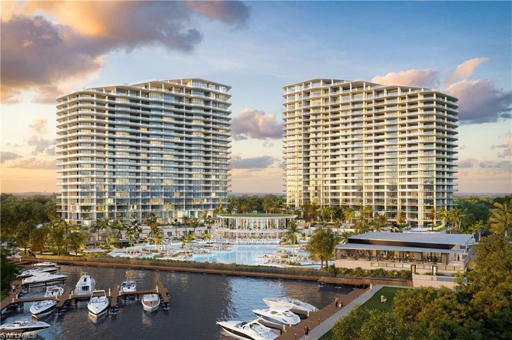 One or more photo(s) has been virtually staged, AI generated or rendered.  Discover The Ritz-Carlton Residences, Estero Bay  one of Southwest Florida's most prestigious luxury waterfront communities, gracefully positioned along the tranquil shores of Estero Bay with breathtaking, unobstructed views of the Gulf.  Now completed and available for immediate occupancy, this exceptional residence offers the rare privilege of an expedited closing, allowing you to begin enjoying the legendary Ritz-Carlton lifestyle without the wait. Your new home has been thoughtfully prepared and is ready to welcome you, presenting an extraordinary opportunity to transition seamlessly into one of Southwest Florida's most coveted waterfront addresses. Spanning 500 acres of pristine coastal land, this landmark development by London Bay Development Group offers an unparalleled opportunity to own a luxury condominium overlooking Estero Bay. Two iconic 22-story towers, each crowned by two exclusive penthouses, comprise 224 exquisitely appointed residences ranging from 2,628 to 3,885 square feet, with two-, three-, and four-bedroom plus den floor plans—making this one of the Gulf Coast's most sought-after luxury real estate offerings. Residents enjoy an extraordinary collection of world-class amenities, including a sports simulator, private theater, teen and children's club, luxury spa and beauty salon, and legendary Ritz-Carlton concierge, bell, and valet services available 24 hours a day. The state-of-the-art wellness center features premium fitness equipment, dedicated yoga and Pilates studios, private training rooms, and luxurious locker facilities complete with steam and sauna. Beyond the towers lies exclusive access to Saltleaf, Southwest Florida's newest coastal village. This exceptional waterfront destination offers a 72-slip marina, an 18-hole championship golf course, a 9-hole short course, tennis and pickleball courts, and Acqua Bistecca—an extraordinary waterfront dining experience by acclaimed Chef Michael Mina—all conveniently located within the community.
The Sunset Lounge and private dining room provide elegant spaces for entertaining, while the Sports & News Café offers a daily continental breakfast, included with every residence. The Ritz-Carlton Residences, Estero Bay at Saltleaf delivers an unparalleled standard of living where legendary Ritz-Carlton service, exceptional amenities, and the natural beauty of Southwest Florida come together to create an extraordinary waterfront lifestyle. Schedule your private tour today and discover the rare opportunity to take immediate ownership of this exceptional waterfront residence, where your Ritz-Carlton lifestyle begins the moment, you arrive.