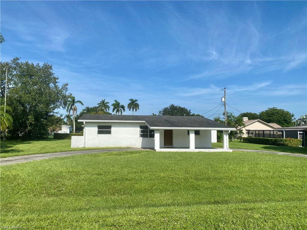 Pool Home Alert. This Cozy Newly Remodeled home located within a desirable neighborhood just off Palm Beach Blvd features a nice sized lot, carport, covered rear porch, an inground pool surrounded by a Fence for your privacy. New Roof in 2023. Inside all New Laminate Flooring in living area and bedrooms, Fresh New Interior Paint, New Ceiling Fans and Fixtures, Both bathrooms have been completely remodeled, Newly remodeled kitchen including all Cabinets and Granite Countertops plus all New Stainless Steel Appliances. There is also a Storage Shed out back. This home is a Must see, Make sure you put this on your list to preview.