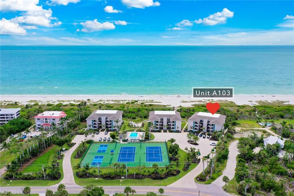 Experience refined coastal living in this completely remodeled Gulf-front condominium on beautiful Sanibel Island. Renovated from top to bottom, this exceptional 3-bedroom, 2-bath residence is the perfect luxurious beach home. COREtec luxury vinyl plank flooring flows throughout, complemented by a beautifully appointed kitchen featuring stainless steel appliances and quartz countertops. The unit is offered fully furnished with tastefully selected items, excluding personal belongings and artwork. A versatile third bedroom with a Murphy bed offers the flexibility to serve as a private guest room, home office, or additional lounge space. Impact-resistant windows and sliding glass doors provide added peace of mind, while the living room and bedroom sliders pocket to give you uninterrupted views of the beach and Gulf beyond. Not only is there an in-unit washer and dryer, but a dedicated laundry room. 
Additional conveniences include elevator access, a private ground-floor storage unit, a heated swimming pool, tennis and pickleball courts, a grilling area, and a private boardwalk to the beach. With its comprehensive renovation, flexible living spaces, and exceptional beachfront setting, this condominium offers an inviting opportunity to enjoy the very best of Sanibel Island living.
This unit is not in a rental program. Projections are forthcoming. 

Association fee breakdown as follows:
Q1 $12k
Q2 $7k
Q3 $7k
Q4 $7k
Front loaded because insurance is due in Q1