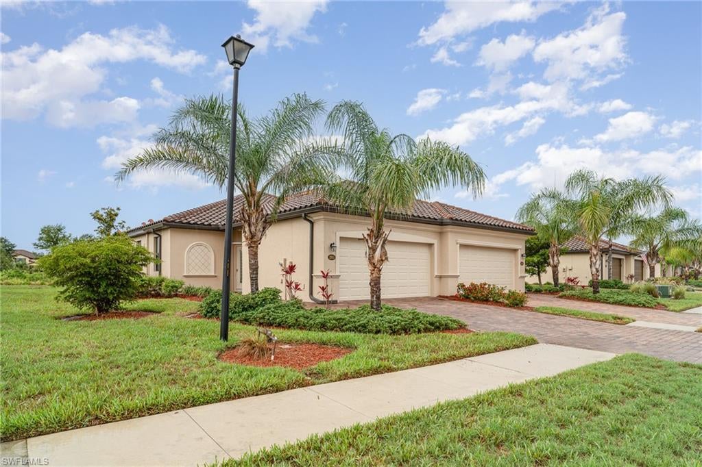 Taking Back Up Offers!   Magnolia Floor Plan | Villa in Gran Paradiso
Welcome to this beautifully crafted 3-bedroom, 2-bath villa featuring a spacious 2-car garage and a private screened lanai—perfect for enjoying Florida’s indoor-outdoor lifestyle. The open-concept kitchen is appointed with gleaming granite countertops, upgraded cabinetry, and sleek stainless steel appliances, creating both functionality and elegance.
Designed with modern convenience in mind, this smart home includes a built-in ceiling router to ensure strong, uninterrupted Wi-Fi throughout the home. It’s also prepped for Hotwire for added connectivity options.
Located in the highly sought-after, gated community of Gran Paradiso, this home offers access to a luxurious lifestyle surrounded by lush tropical landscaping and inspired Tuscan architecture.  Located in amazing amenity rich Gran Paradiso, you are located just 15 minutes to the best gulf beaches and right between downtown Historic Venice. The new Wellen Park featuring restaurants, shopping and live entertainment is 5 minutes away. Living in Gran Paradiso means you’re not just buying a home; you’re embracing a resort-like lifestyle. Dive into the community’s lavish amenities, including a spectacular resort-style pool and spa with inviting poolside cabanas. Keep fit at the impressive fitness facility, or socialize at the Tuscan-inspired clubhouse, complete with a billiards room, library, and card rooms. Challenge friends to a game on the pristine tennis and pickle ball courts. Venture beyond your community to discover the best of the area—bask on the sand of the area’s top-rated beaches, explore the vibrant new Wellen Park Downtown, or catch a game at the Atlanta Braves Cool Today Park Stadium. With a plethora of shopping, dining, and cultural venues at your doorstep in Historic Venice, and the Sarasota Memorial Hospital nearby for exceptional healthcare, this location offers everything you need and more. Don't miss this rare opportunity to live in opulence..