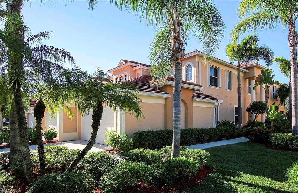 Great home or Investment opportunity-- Tenant in place until 7/1/17. First floor, 3BD + Den 2BA  Carriage Home with 2 car garage. Enjoy a gorgeous lake view with fountain from multiple vantage points.
This well maintained unit features a private Foyer, volume ceilings accented with trays, as well as an open Great Room plan with family room + dining room --perfect for entertaining. diagonal Tile adds to the overall effect. The spacious Master features a seating area plus private access to the lanai. Home is located on quiet cul-de-sac in Moody River Estates.  Natural beauty abounds with preserves and walking trails.  Amenity-rich community includes Clubhouse, Fitness Center, Two Pools, Tennis, Basketball, Theatre and Playground. Close to downtown Fort Myers, shopping, and restaurants with easy access to airport and beaches.