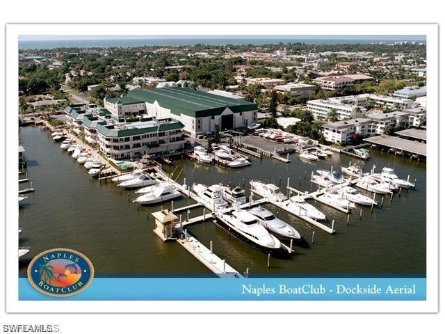 Largest dry slip currently on the market at the upscale Naples Boat Club Boathouse. Can accommodate up to 42’ l.o.a. and 15’ overall height.  Naples Boat Club includes concierge service with amenities that include newly decorated clubhouse, heated pool, on site restaurant, on site fueling and a new commercial fish cleaning station.
This marina is highly sought after! and is only minutes to the Gulf and walking distance to downtown Naples.