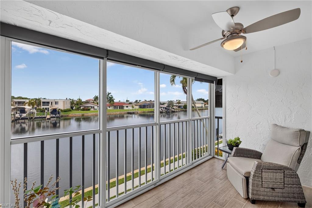 SAILBOAT ACCESS CONDO WITH STUNNNG SUNSET VIEW! Second floor unit located just off Beach parkway. NO BRIDGES to gulf and minutes to the river. All new custom wood cabinets, Quartz counter tops, water heater 2023, hot water heater 2023, new ac 2023, impact sliders, double hung hurricane impact windows. MOVE IN READY.