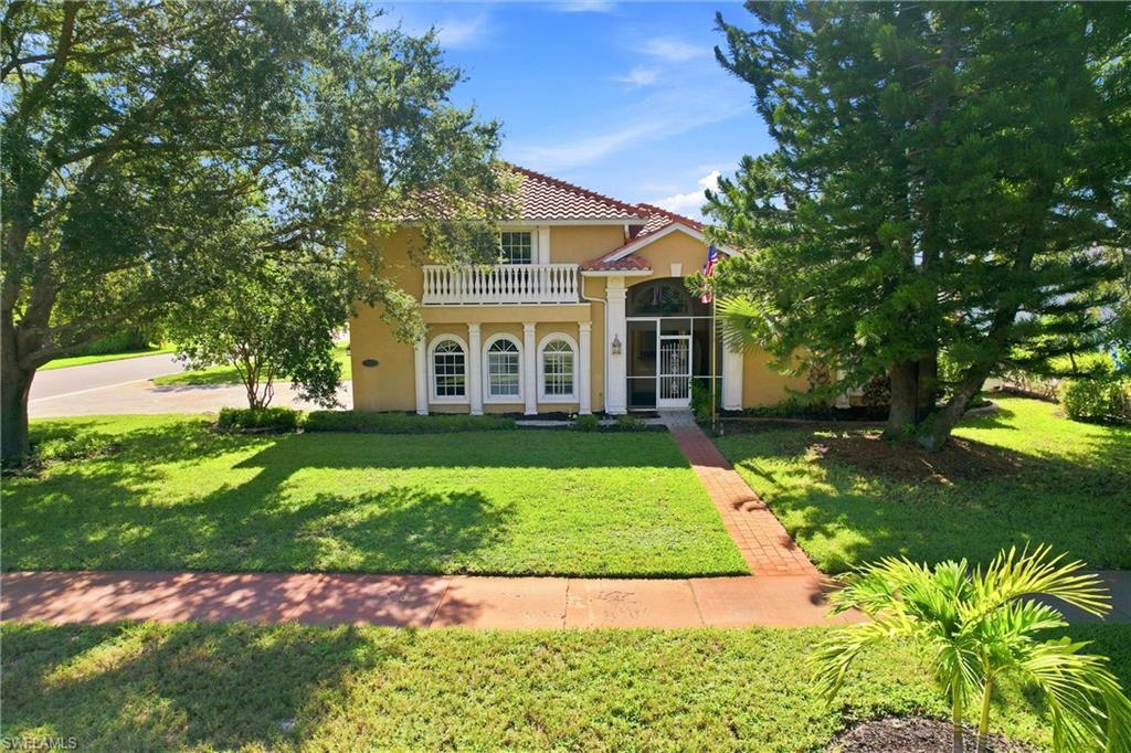 One or more photo(s) has been virtually staged, AI generated or rendered.  $50,000 Price Adjustment!  Exceptional value meets an unbeatable location in this sprawling 5-bedroom, 4-bathroom estate positioned just 4 miles from the world-class shopping, dining and beaches of Downtown Naples.  Boasting an ultra-rare, ultra-private screened in courtyard pool, this move-in ready home offers the ultimate Southwest Florida lifestyle without the restrictions of a heavy HOA - featuring a remarkably low annual fee of just $434 per year.  Amenities include several lakes throughout the community with walking trails as well as pickleball and tennis courts.  The expansive layout of the home wraps beautifully around the courtyard pool seemlessly blending indoor and outdoor living.  A detached poolside cabana provides the untlimate flexible asset - perfectly suited for a private detached home office or an overnight guest oasis.  Whether you are looking for a spacious family compound or an incredible investment opportunity near the coast, this 1997 gem is primed for your personal touches.  Schedule your private tour today and capture your piece of Naples paradise.  You cannot beat this location or value for such a large home with a minimal HOA fee and restrictions.