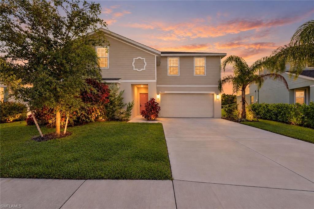 **EXCEPTIONAL CONDITION, IMPRESSIVE SPACE, AND A POTENTIALLY ASSUMABLE 4.99% FHA MORTGAGE!** Welcome to 12421 Amber Waves Road, a beautifully maintained, move-in-ready home featuring Lennar's sought-after Trenton floor plan in the gated community of Savanna Lakes. Offering 6 bedrooms, 3 full bathrooms, a spacious upstairs loft, versatile flex room, and approximately 3,326 square feet of living space, this home seamlessly combines comfort, functionality, and modern design. From the moment you enter, you'll appreciate the pristine condition, inviting atmosphere, and thoughtfully designed floor plan. The expansive open-concept kitchen, dining, and living areas create an ideal setting for both everyday living and entertaining. A first-floor bedroom and full bathroom provide flexibility for guests, while the additional flex room offers endless possibilities as a home office, study, or hobby space. Upstairs, the generously sized loft serves as an impressive second living area, media room, or game room, complemented by spacious secondary bedrooms and a private owner's suite featuring an en-suite bathroom and walk-in closet. The home is also equipped with a leased solar panel system, offering the potential for energy savings. Solar lease terms and transfer requirements are available for buyer review. Beyond the home, Savanna Lakes offers an exceptional community lifestyle with resort-style amenities including a swimming pool, fitness center, playground, scenic lakes, and the convenience of community lawn maintenance. Ideally situated with convenient access to SR 82, Fort Myers, shopping, dining, and everyday essentials. **AN ADDED OPPORTUNITY: The seller's existing FHA mortgage may be assumable at a 4.99% interest rate, subject to lender/servicer approval, buyer qualification, and applicable assumption requirements.** With its like-new condition, expansive layout, desirable amenities, and potential financing opportunity, this home offers an exceptional chance to enjoy modern Southwest Florida living without the construction timeline. Schedule your private showing and experience everything 12421 Amber Waves Road has to offer!