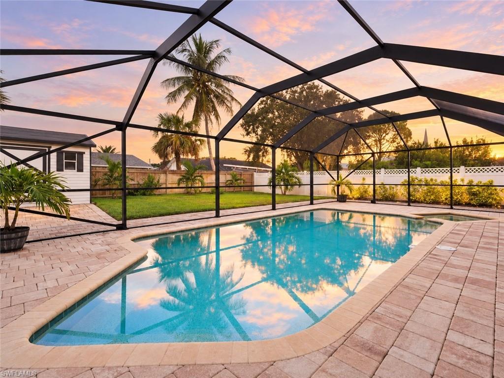 WELCOME TO THE NORTH NAPLES LIFESTYLE WITHOUT THE HOA! This TURNKEY FURNISHED 3 BEDROOM, 2 BATH POOL & SPA HOME delivers the freedom, location and Florida lifestyle buyers are searching for — with NO HOA FEES, NO GATED COMMUNITY RESTRICTIONS and the flexibility that is getting harder and harder to find in Naples.

Located in highly desirable Willoughby Acres, this home puts you right in the heart of North Naples — just minutes from Vanderbilt Beach, Delnor-Wiggins Pass State Park, Mercato and the wildly popular SEED TO TABLE, with incredible dining, shopping and entertainment all around you.

AND HERE’S THE GAME CHANGER — NO HOA means you have the freedom and space to PARK YOUR BOAT, RV, TRAILER, EXTRA VEHICLES AND MORE right at your own property without dealing with HOA parking restrictions. Bring the toys, bring the boat and enjoy the flexibility of owning a Naples home that actually lets you LIVE the Florida lifestyle.

Inside, enjoy an inviting OPEN FLOOR PLAN, updated kitchen and comfortable living spaces designed for effortless everyday living and entertaining. Step outside and the true Florida lifestyle takes over — your own PRIVATE SOUTH-FACING POOL & SPA, screened lanai, covered outdoor living area and fenced backyard create the perfect setting for sunny afternoons, evening cocktails and year-round entertaining.

Even better, MANY OF THE BIG-TICKET ITEMS HAVE ALREADY BEEN UPDATED. Per seller, the ROOF was replaced in approximately 2024, the HVAC system was replaced in 2025, POOL EQUIPMENT AND HEATER were updated in 2025, the FENCE was replaced in 2025, and the exterior of the home was freshly painted following the roof replacement.
Whether you’re searching for a full-time residence, seasonal retreat or investment opportunity, 98 Chardon Place checks ALL the boxes. LOCATION. LIFESTYLE. FLEXIBILITY. FREEDOM. This is the North Naples opportunity buyers have been waiting for... Leave the cold winters behind, grab your suitcase and start enjoying the Naples lifestyle from day one — this home is READY and waiting for you !!
