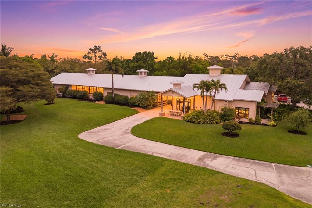 Fort Myers Florida, Buckingham, Equestrian Facility, ready for your horses, or set up a working horse business here in horse friendly Lee County! A beautiful 2 story home with all of the expected appointments and amenities that extenuate equestrian living here in paradise. Training, breeding, lessons, boarding, all discipline's will find this exquisite equestrian facility a true haven for the country life and horses in your backyard. Looking for a facility where your trainer can live, this is it. A full time barn or winter show barn retreat in SW Florida. Convenient to Rt 80 to I-75, the SW FL International Airport and many area show facilities and grounds for the active equestrian life. 10 stall barn with 1/1 efficiency apartment, 1/2 bath for boarders, a separate 4 stall barn and plenty of grass pasture and turnout here. Beautiful attached 3/3 home with upscale amenities and finishes, sit out on the patio and enjoy the views of grazing horses. 1 Dressage and 1 Western arena with correct footings, and quality fencing to protect your horses here at their new home. 
One of the main things that attracted sellers to this property is the location!! This is the absolute perfect location when you live on a ranch. You’re right by everything:  shopping, restaurants, Airports, the interstate, and church.   But then when you drive through those gates of Paradise Ranch, you experience complete privacy!  Your own little piece of Heaven.  You feel like the city is miles away!  You have complete privacy from all your neighbors.  The end of a dead-end road so no traffic whatsoever!  Pure paradise, bring your horses and ride in paradise every day. Additional informational attachments, photos and video available!