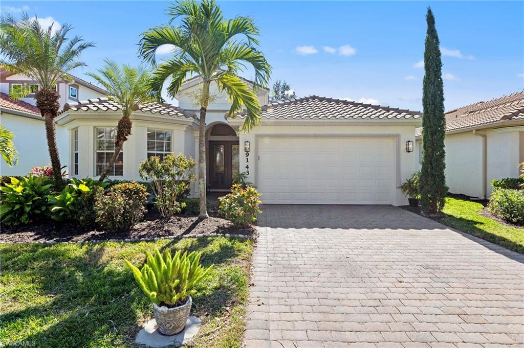 Discover this exceptional Marbella residence in the highly desirable Spanish Wells community South of Bonita Beach Road in Bonita Springs, Florida—a beautifully upgraded 4-bedroom, 2-bath Maralago floor-plan home that’s fully move-in ready and brimming with premium enhancements. Highlights include a new roof and exterior paint in 2024, elegant tile flooring throughout the main living areas, brand-new luxury carpeting in the bedrooms, and freshly painted interiors that create a bright, contemporary atmosphere. The home features sophisticated high-end designer lighting inside and out, elegant glass entry doors with Baldwin Estate Collection hardware, and an extended travertine pool deck with captivating sunrise and golf course views perfect for lounging or hosting gatherings. Lush, mature landscaping surrounds the property, enhancing its serene curb appeal and welcoming vibe. Situated in the gated Marbella at Spanish Wells, within a tranquil 600 acre enclave  of wooded wetland preserves, lakes, mature oak trees, tropical palms, and abundant flora and fauna, this home benefits from remarkably low HOA fees that cover essential services such as gate security, landscaping, and community maintenance. Residents enjoy convenient access to an impressive array of resort-style amenities through recently renovated community pool and cabana and the optional membership at the Spanish Wells Golf & Country Club, with no mandatory requirements. Flexible membership tiers—including Social, Sports, Dining, Executive, and Full Golf—allow you to customize your experience. Amenities feature 27 holes of championship golf (semi-private course open to the public, other amenities are open only to members) a resort-style pool,  modern fitness center with classes, Har-Tru tennis courts, pickleball and bocce courts, a driving range and practice facilities, 24-hour guard-gated security, clubhouse dining, social events, library access, and more. Best of all, Spanish Wells is not in a flood zone! Prime location puts you just minutes away from the pristine shores of Barefoot Beach, Bonita Beach, Delnor-Wiggins Pass State Park, as well as several of Florida’s best wildlife sanctuaries and the exciting shopping, dining, and entertainment in the Naples area: 5th Avenue, Venetian Village, Mercato, Waterside Shops, Artis-Naples (home of the Naples Philharmonic and The Baker Museum), Coconut Point, the Ritz Carlton, and the Promenade at Bonita Bay, plus quick access to Southwest Florida International Airport (RSW). This is your chance to embrace a vibrant, low-maintenance coastal lifestyle in one of the area’s most sought-after gated communities—schedule a private showing today and see why Spanish Wells is generating so much enthusiasm!
