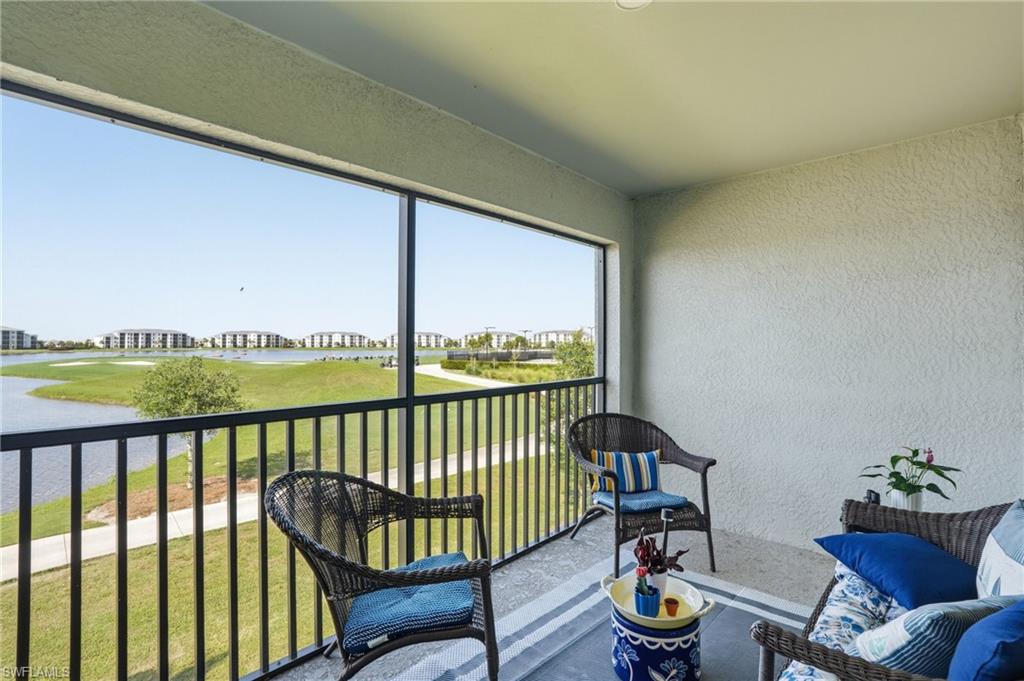 Golf Membership Included! Stunning 2-Bedroom + Den Veranda with Golf & Water Views – The National at Ave Maria Experience luxury living in this beautifully appointed 2-bedroom plus den, 2-bathroom veranda located in the highly desirable National Golf & Country Club at Ave Maria. This spacious residence offers a front and rear screened-in lanai with serene golf course and water views, creating the perfect indoor-outdoor Florida lifestyle. Enjoy the convenience of a one-car garage with a back entrance that leads directly to your front door. Inside, you’ll find a bright and open floor plan, modern finishes, and new appliances. This property comes with a full golf membership, giving you access to the championship golf course and exclusive club amenities. The National offers resort-style amenities including a state-of-the-art fitness center, spa services, pickleball, bocce courts, tennis, resort style pool with lap lanes, and more. Located just minutes from downtown Ave Maria’s shopping, dining, and community events, this home offers the perfect blend of luxury and convenience. SEE VIRTUAL TOUR LINK.