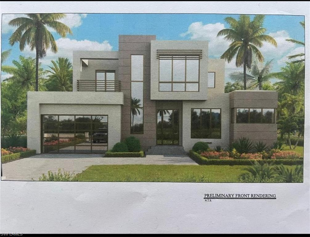 One or more photo(s) has been virtually staged, AI generated or rendered.  
Live Life Beautifully in Southwest Florida.
A rare opportunity to build your dream home on this exceptional waterfront homesite in highly sought-after Royal Harbor. Situated in a premier boating community, this property offers the ideal setting for enjoying the Naples lifestyle, with convenient access to world-class beaches, fine dining, shopping, golf, and entertainment.
Architectural plans for a custom luxury residence were started and are available for purchase separately. With this offering an opportunity to accelerate the building process with the added value of a new seawall completed in 2023. This can bring your vision to life even sooner providing a peace of mind for years to come.
The image shown is a rendering of a potential home that could be built on this lot.
Whether you're planning a year-round residence or a seasonal coastal retreat, this prime lot is the perfect canvas to create your own piece of paradise.